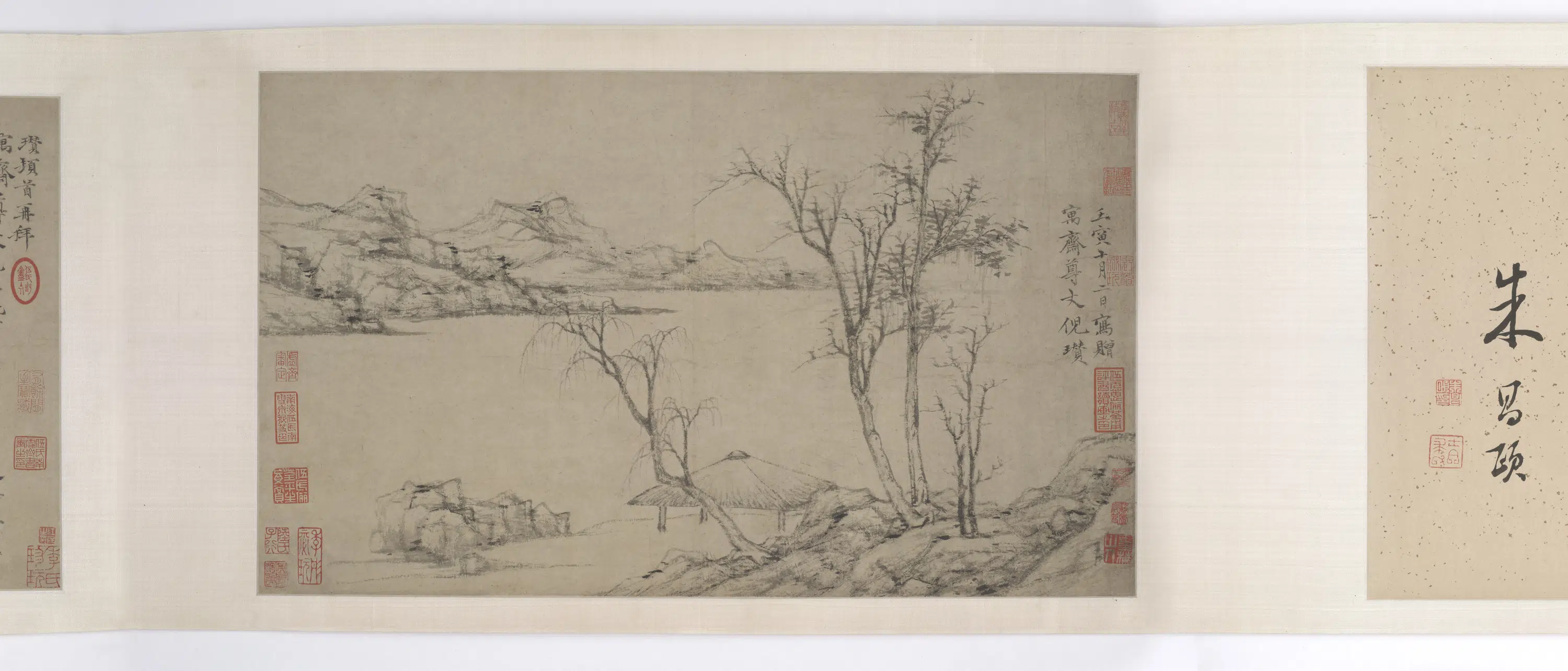 元朝【倪瓒】《云林高士书画图卷》 第3张