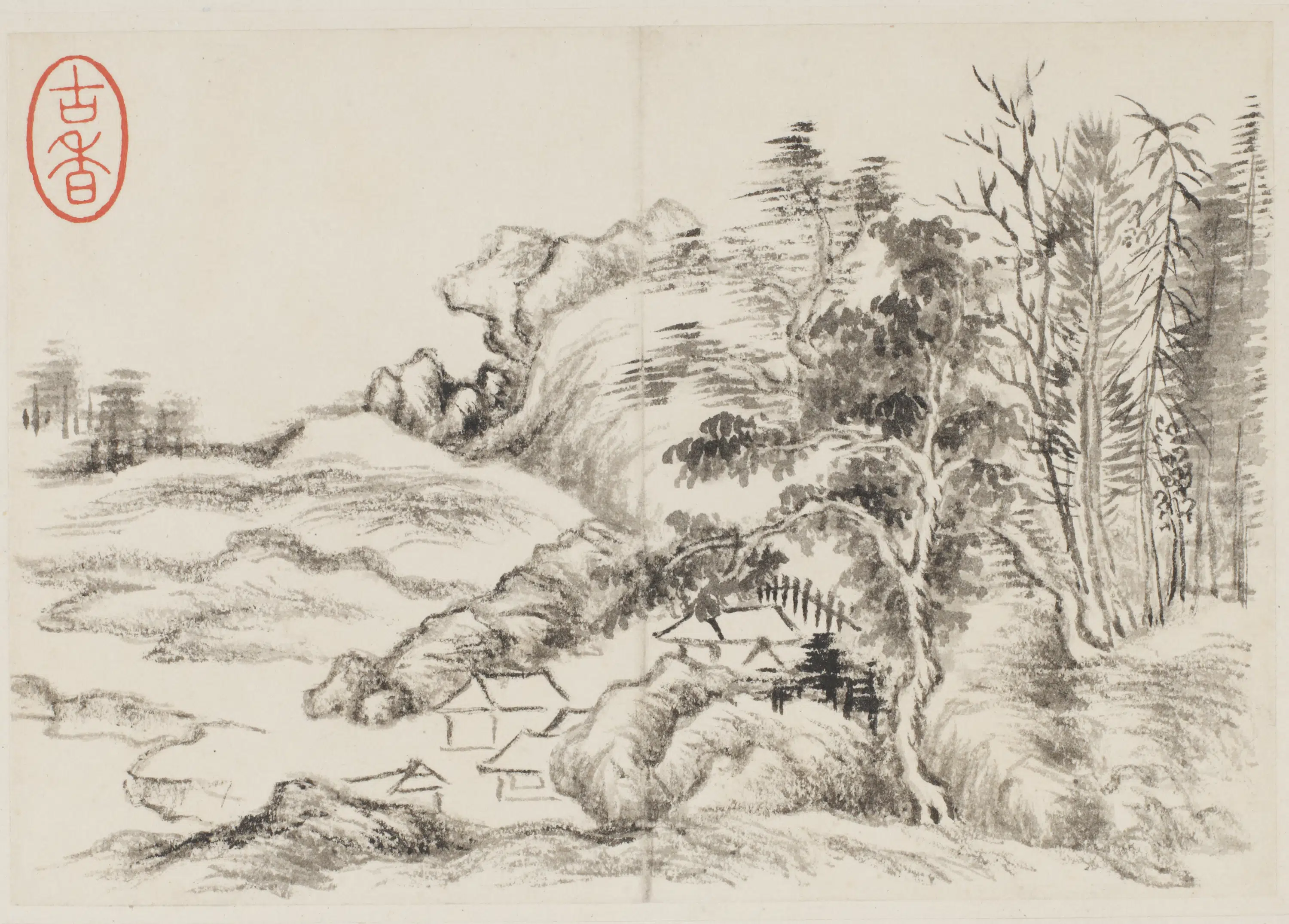 清朝【董邦达】《东山画册》 第26张