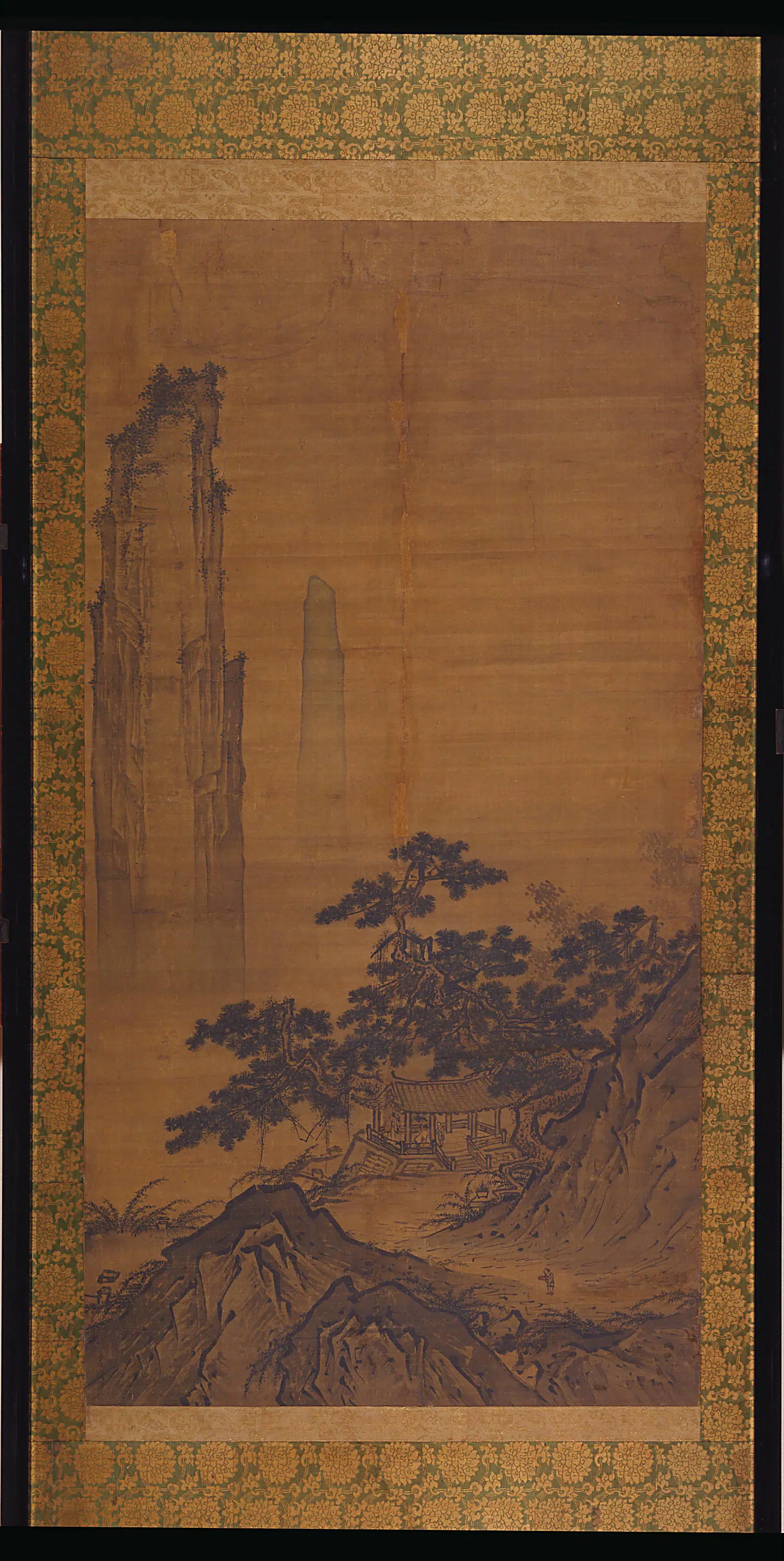 宋朝【马远】《山亭远眺图》