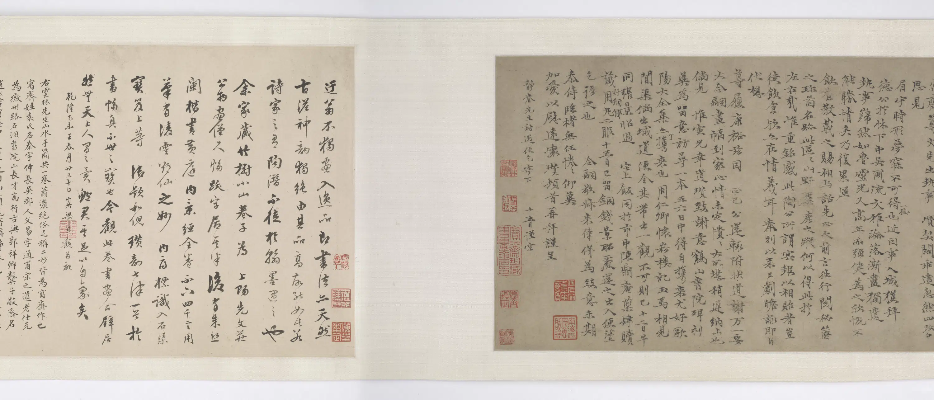 元朝【倪瓒】《云林高士书画图卷》 第2张