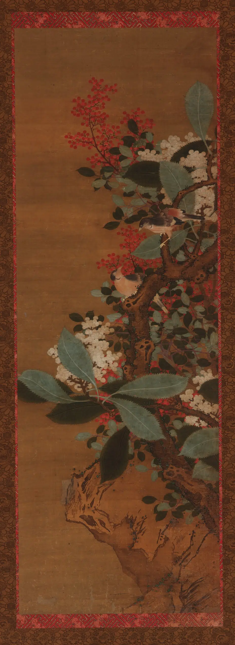 《果禽图》