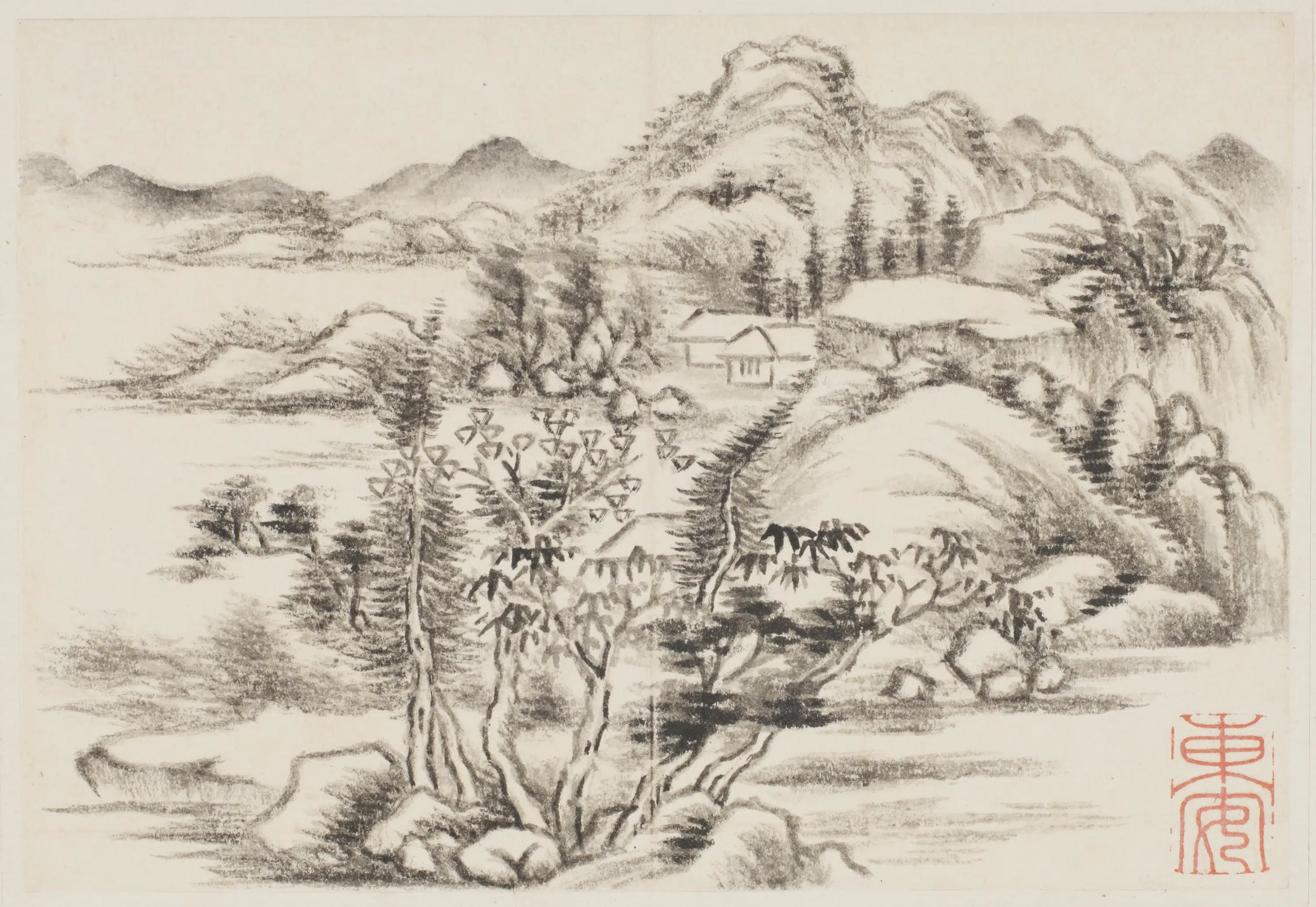 清朝【董邦达】《东山画册》 第17张