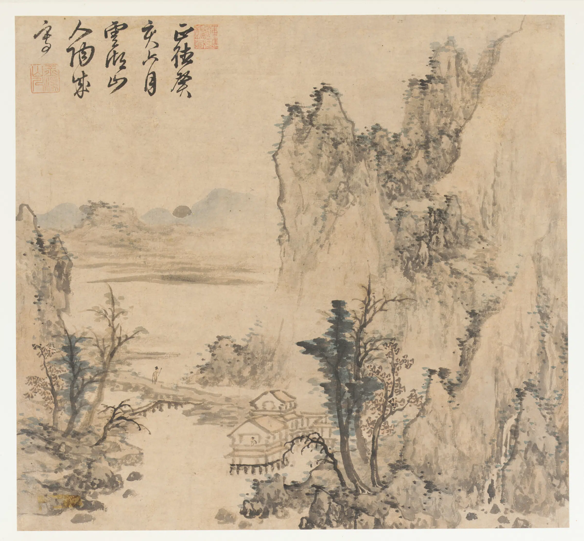 明朝【陶成】《山水图》