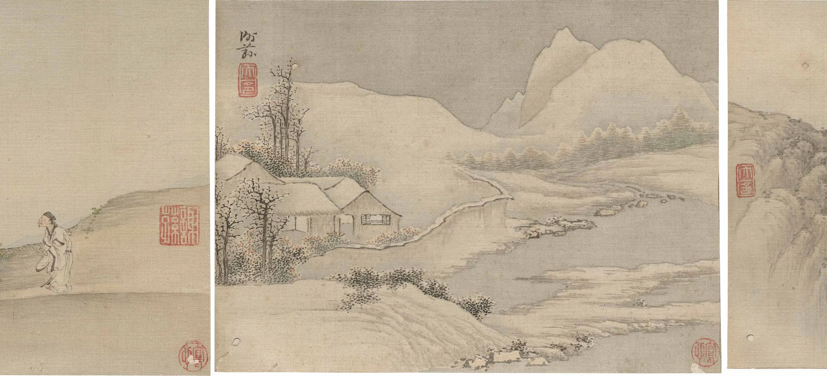 清代【谢荪】《山水写心册》 第2张