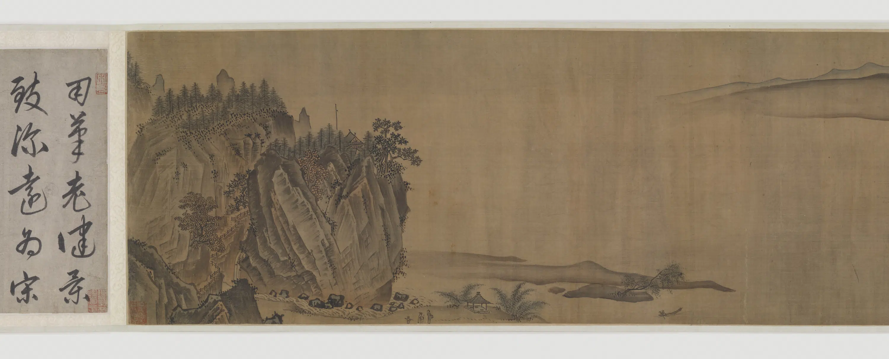 宋朝【夏圭（珪）】《江村图卷（千岩竞秀图）》 第2张
