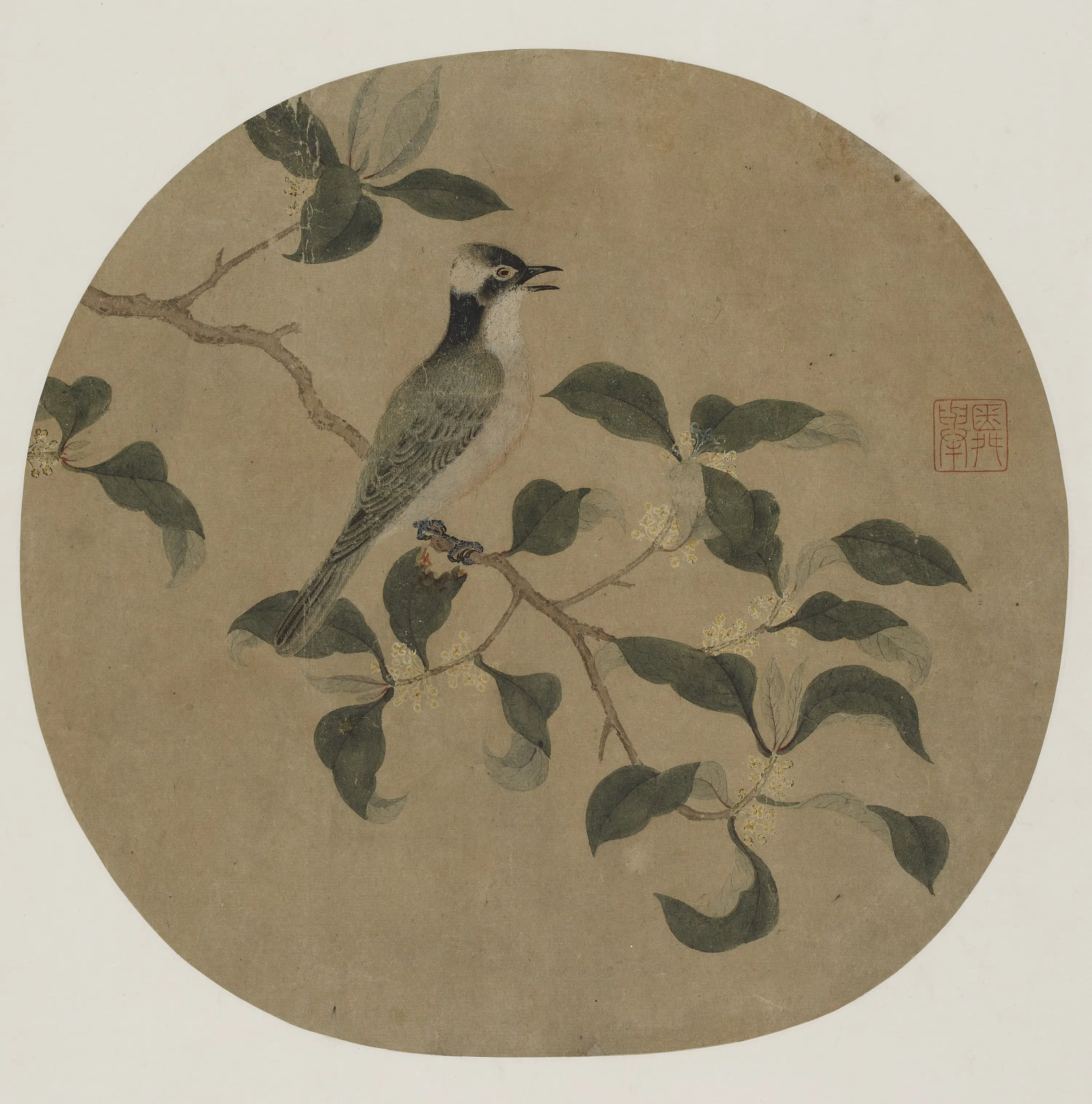 元朝【钱选】《花鸟册页》