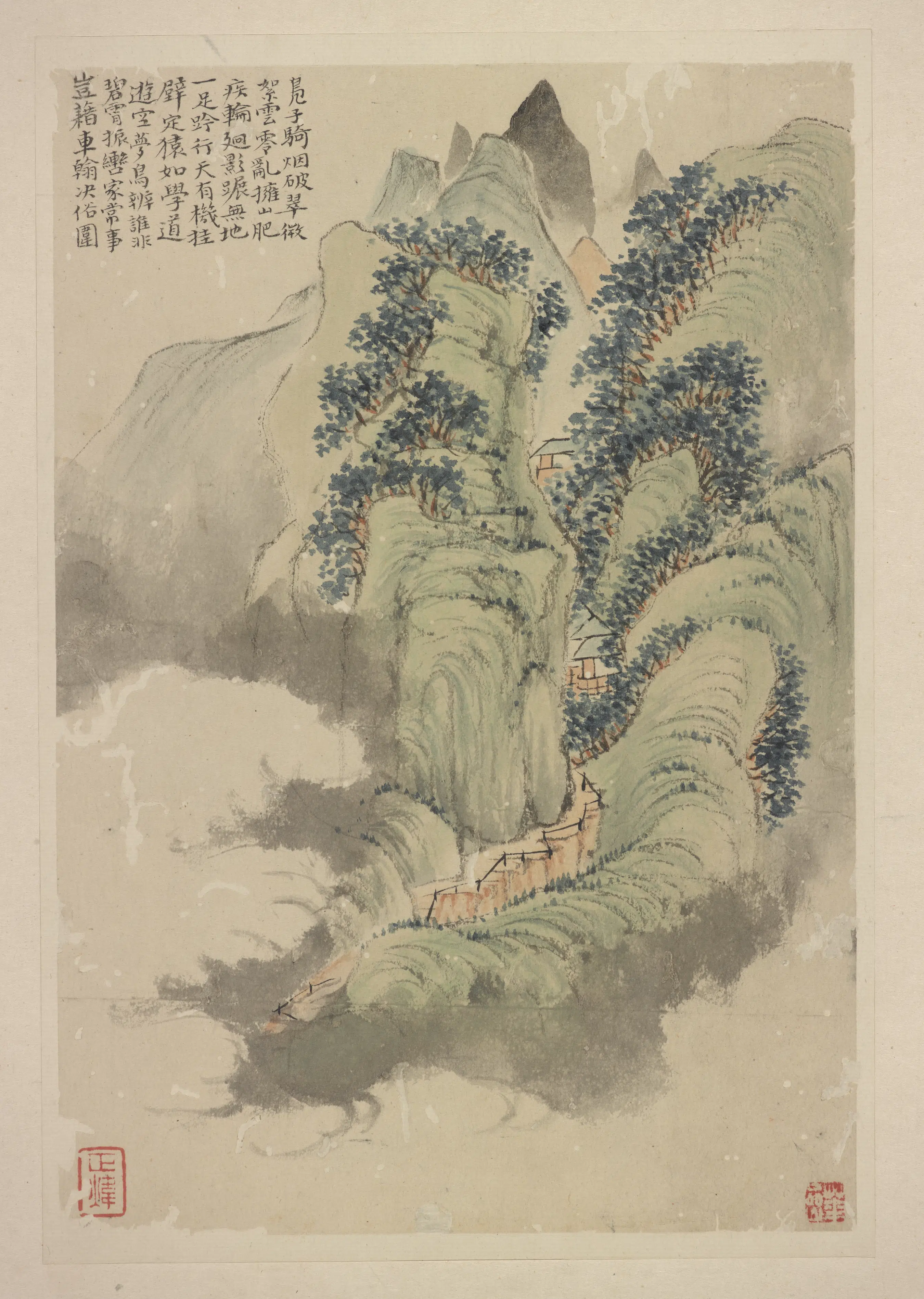 清朝【华岩】《新罗山人山水神品册》 第19张 清朝【华岩】《新罗山人山水神品册》 第19张
