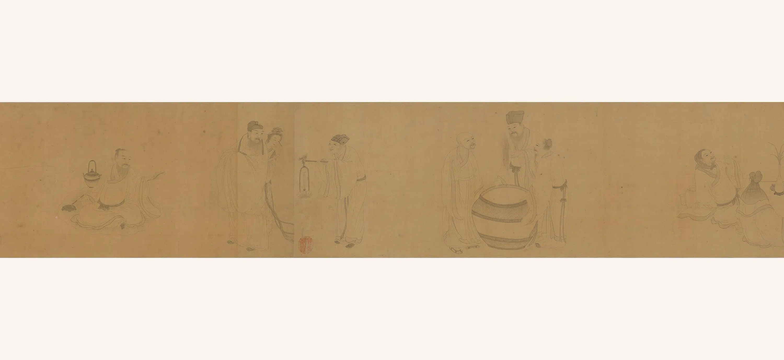明朝【李宗谟】《苏东坡行迹图卷》 第2张 明朝【李宗谟】《苏东坡行迹图卷》 第2张