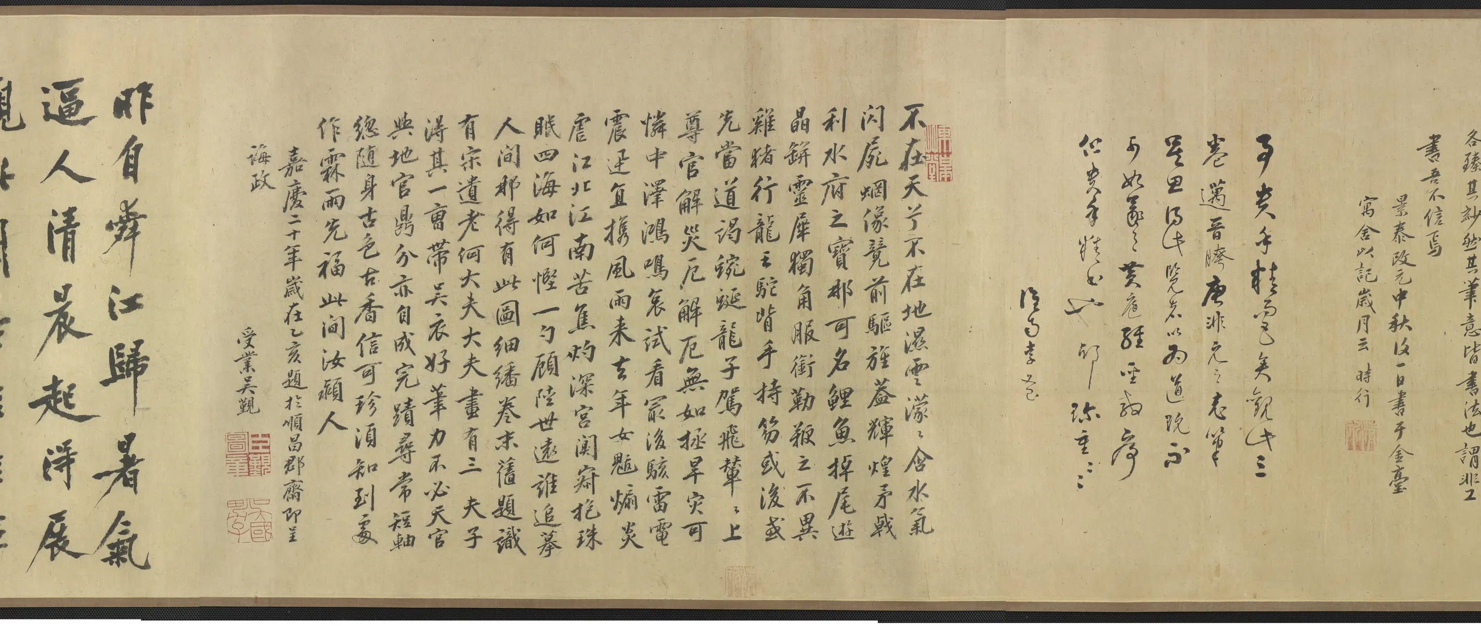 元朝【何澄】《下元水官图卷》 第2张