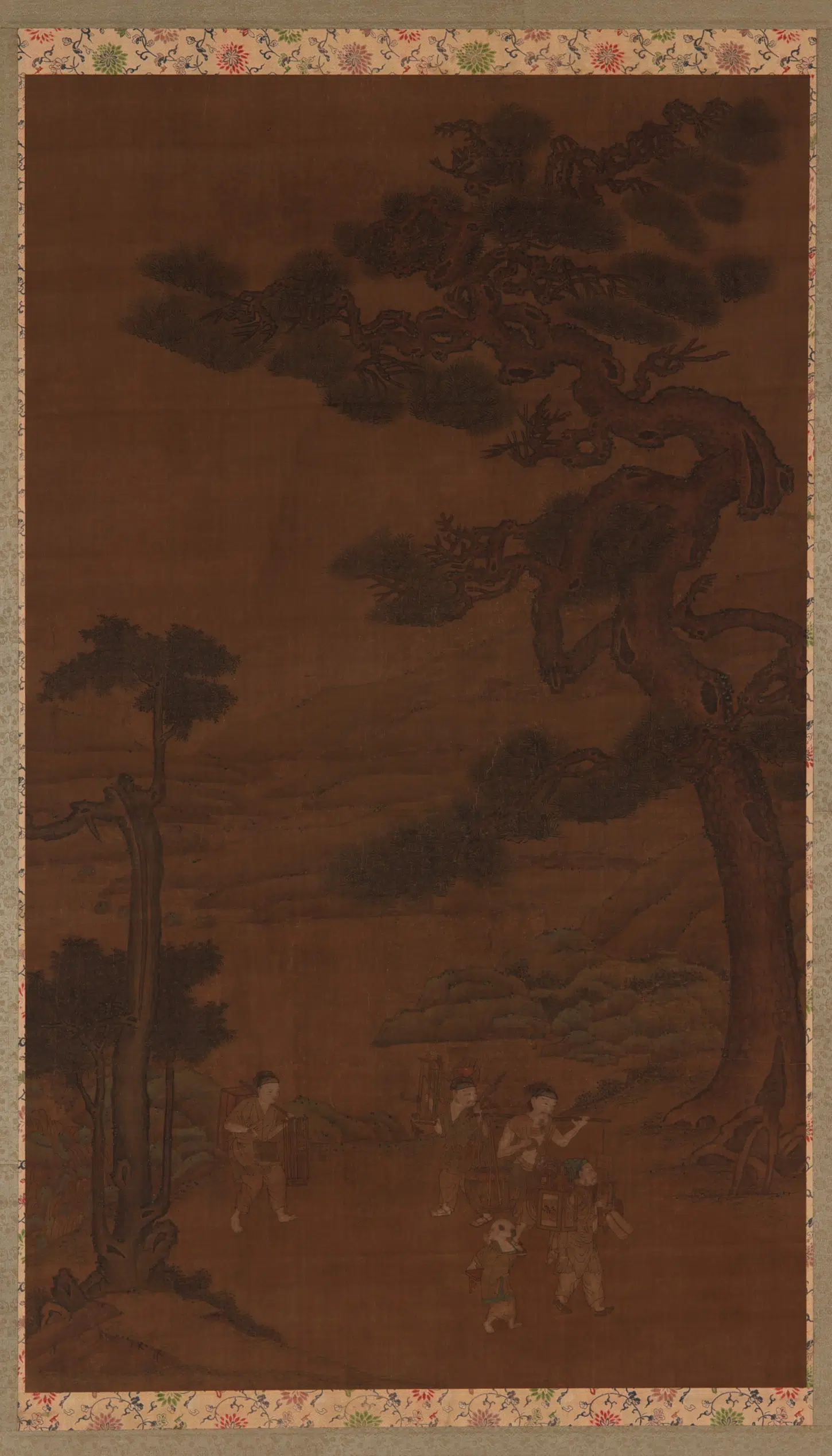 《松树匠人图》