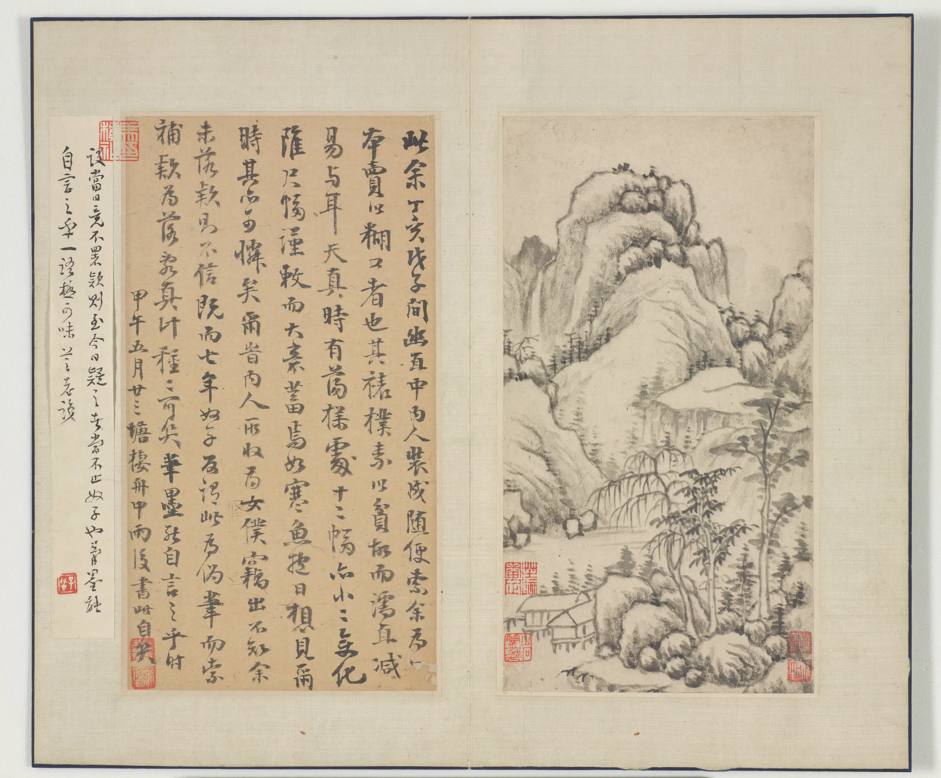 明朝【恽向】《恽香山山水真迹册》 第3张