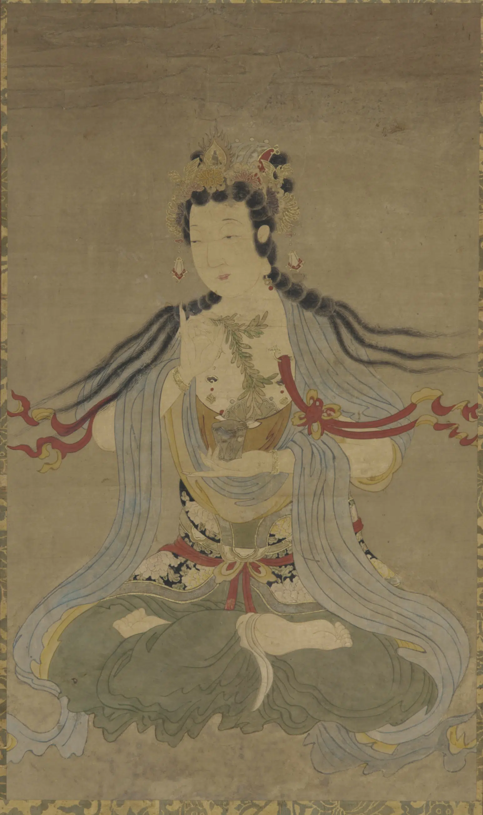 《柳枝观音图》