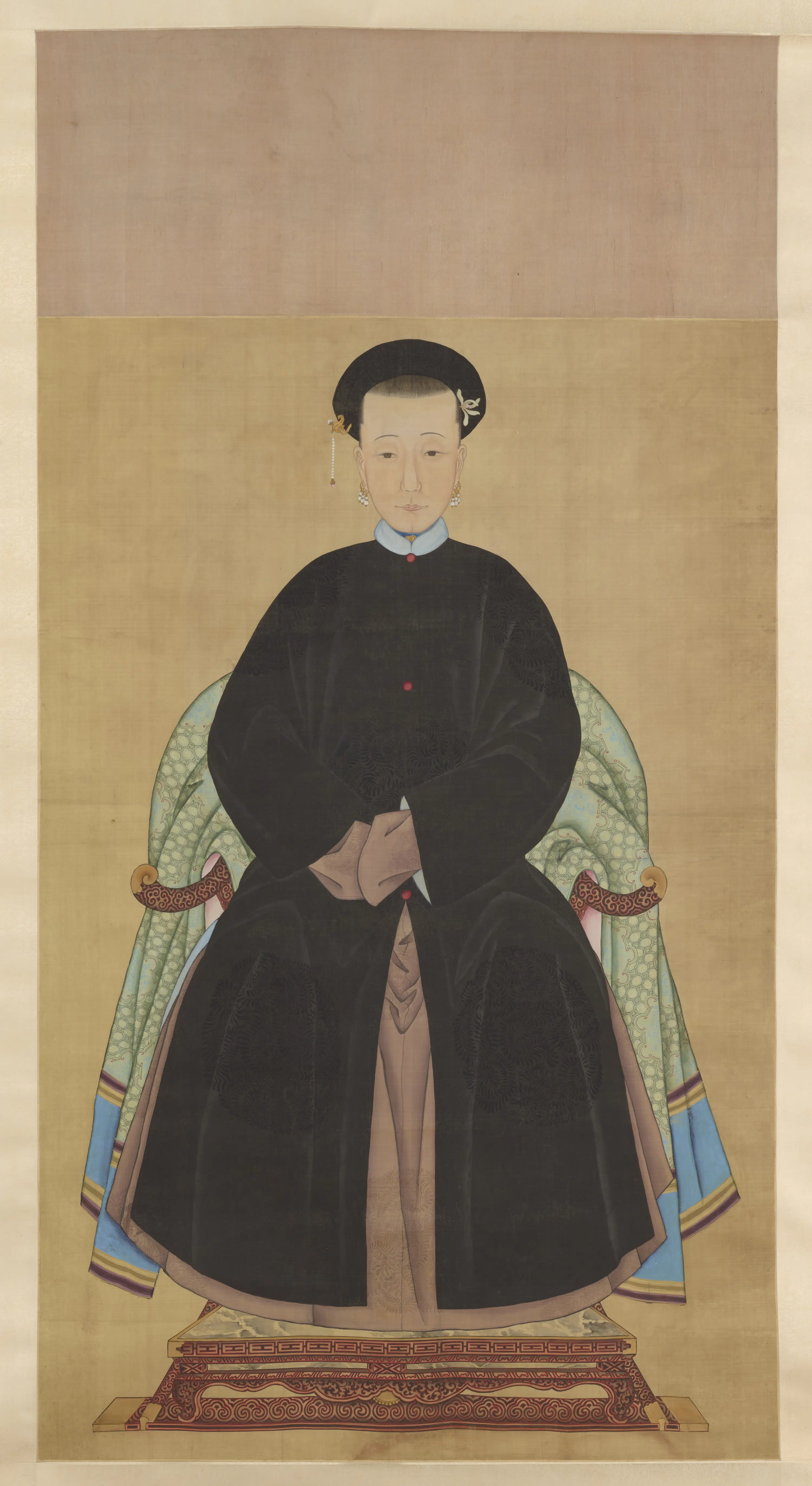 《康熙妃嫔肖像》
