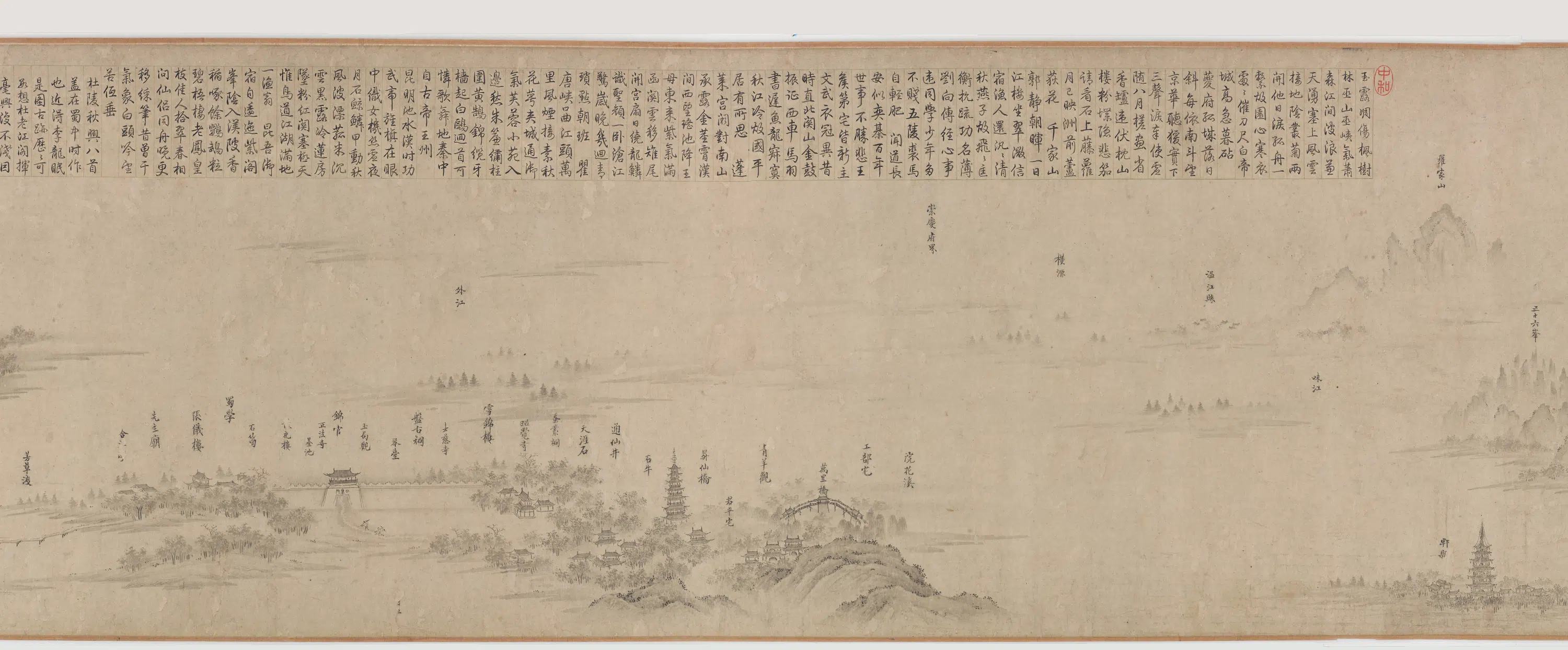 宋朝【李公麟】《蜀川胜概图卷》 第4张