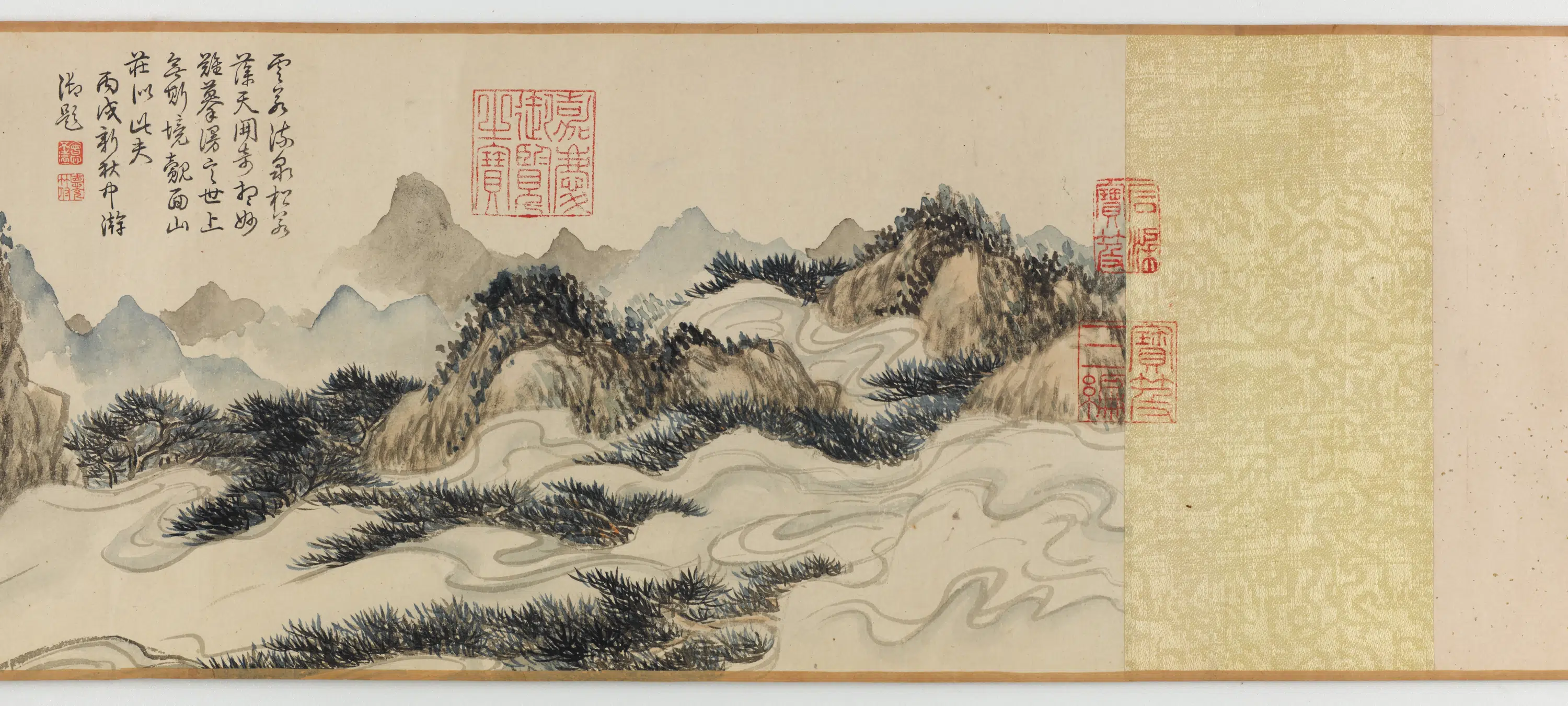 清朝【董邦达】《松壑云涛图卷》 第6张 清朝【董邦达】《松壑云涛图卷》 第6张