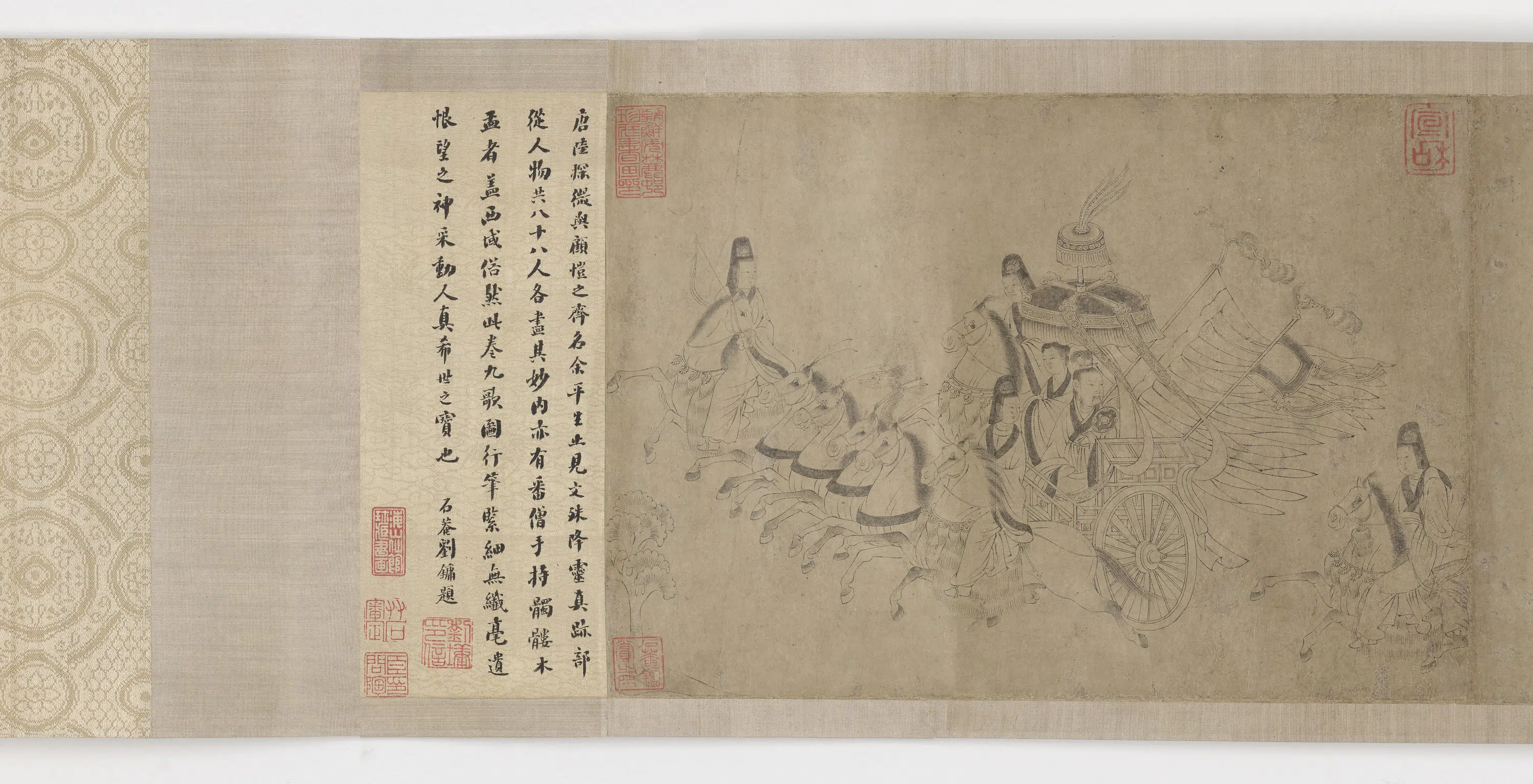 魏晋南北朝【陆探微】《九哥图卷》 第4张