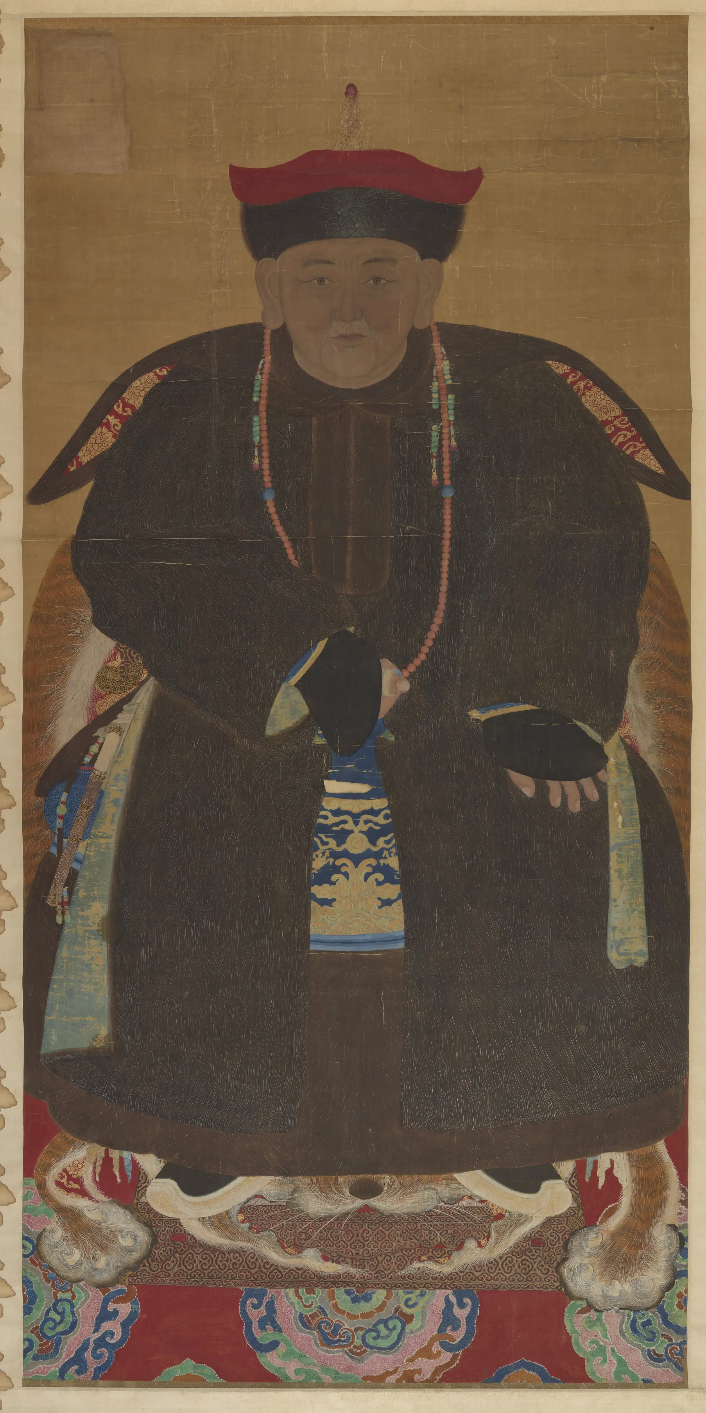 《清代朝臣多尔衮肖像》