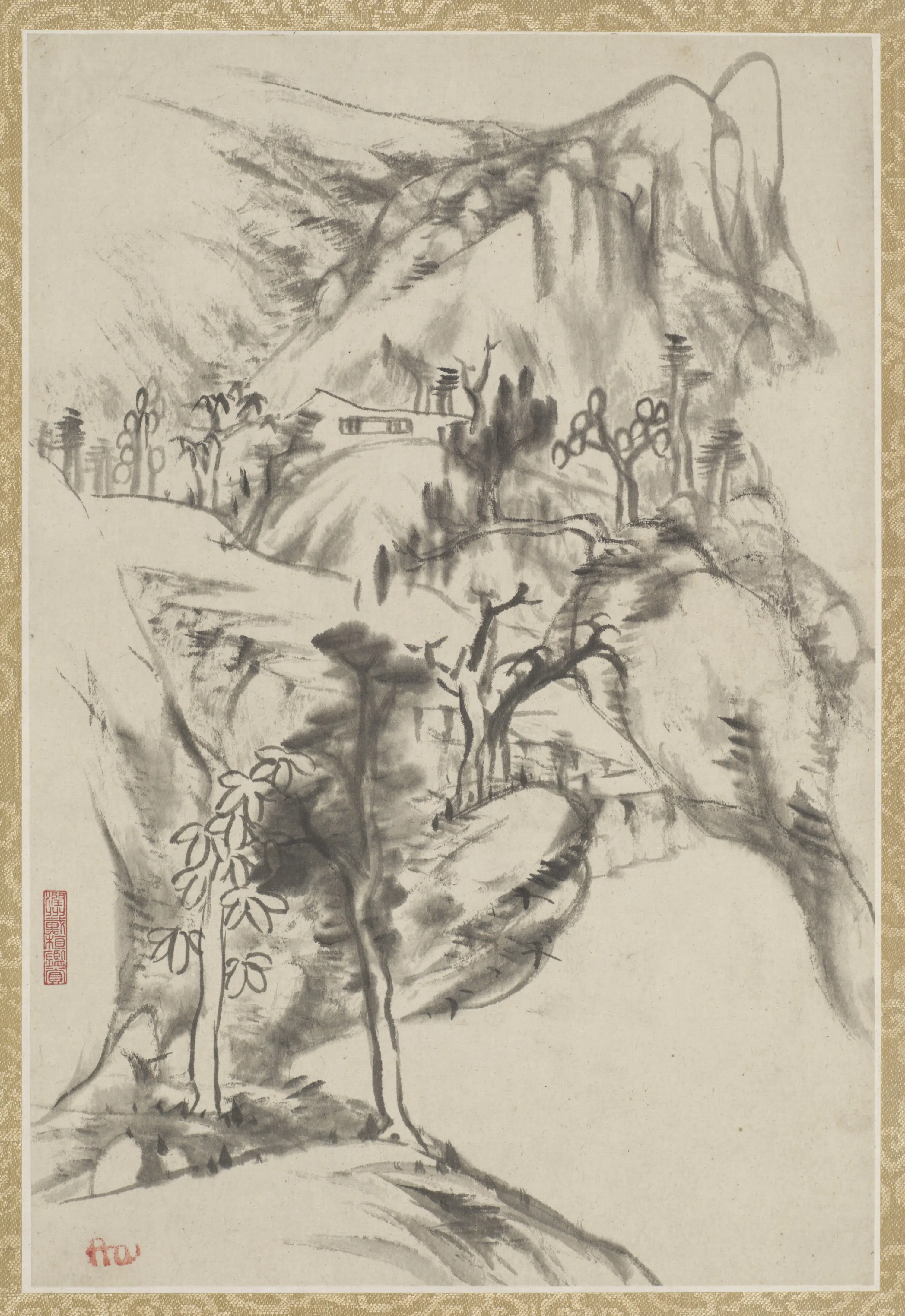 清朝【朱耷】《八大山人书画合册》 第12张