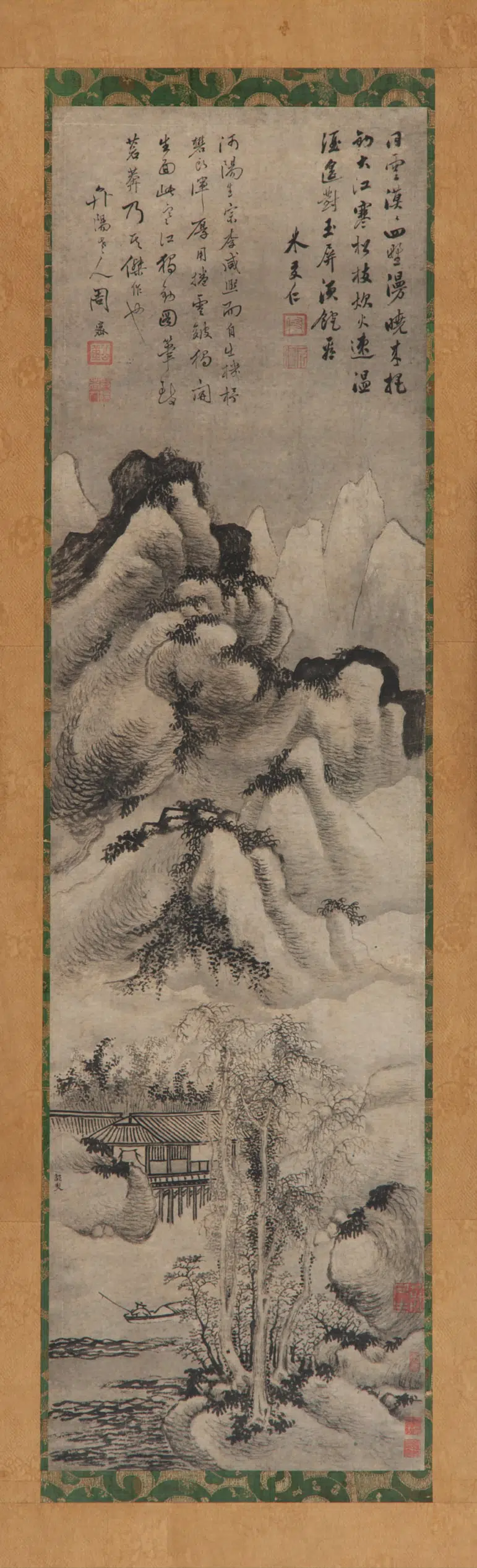 宋朝【郭熙】《山水图轴》