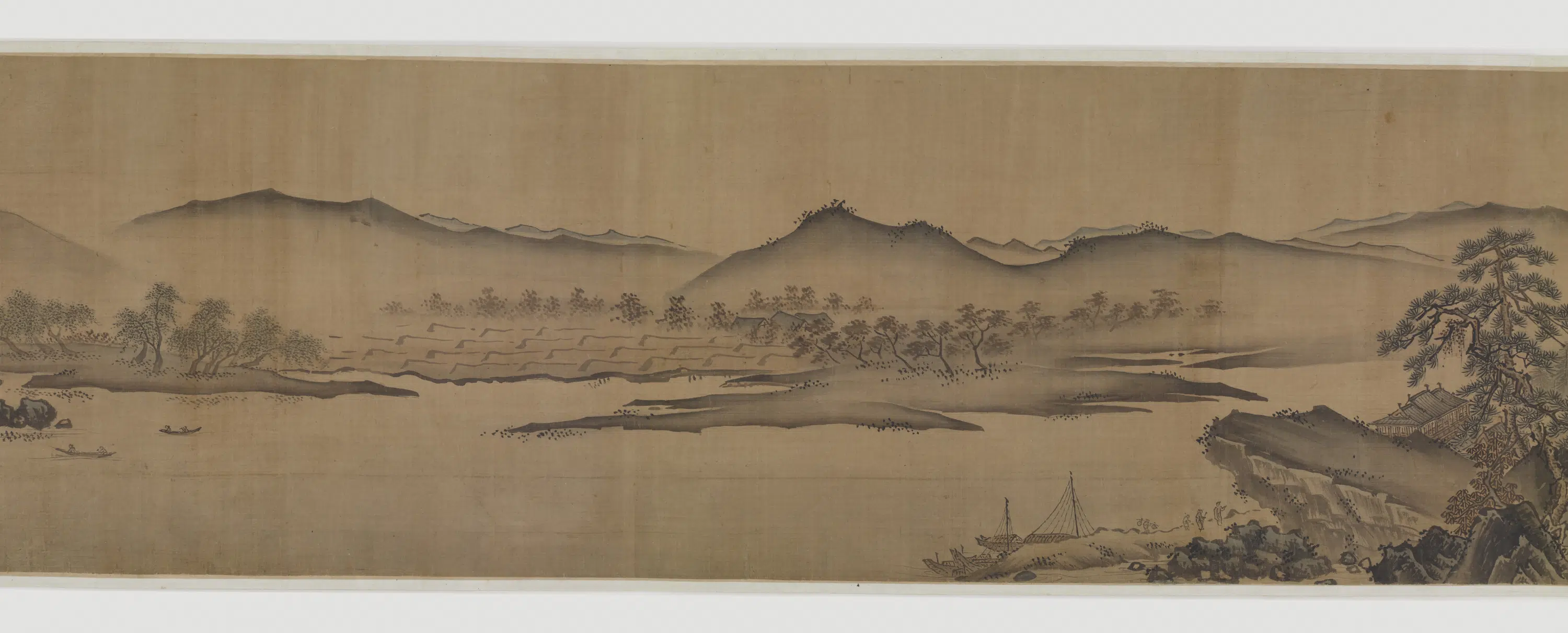 宋朝【夏圭（珪）】《江村图卷（千岩竞秀图）》 第4张