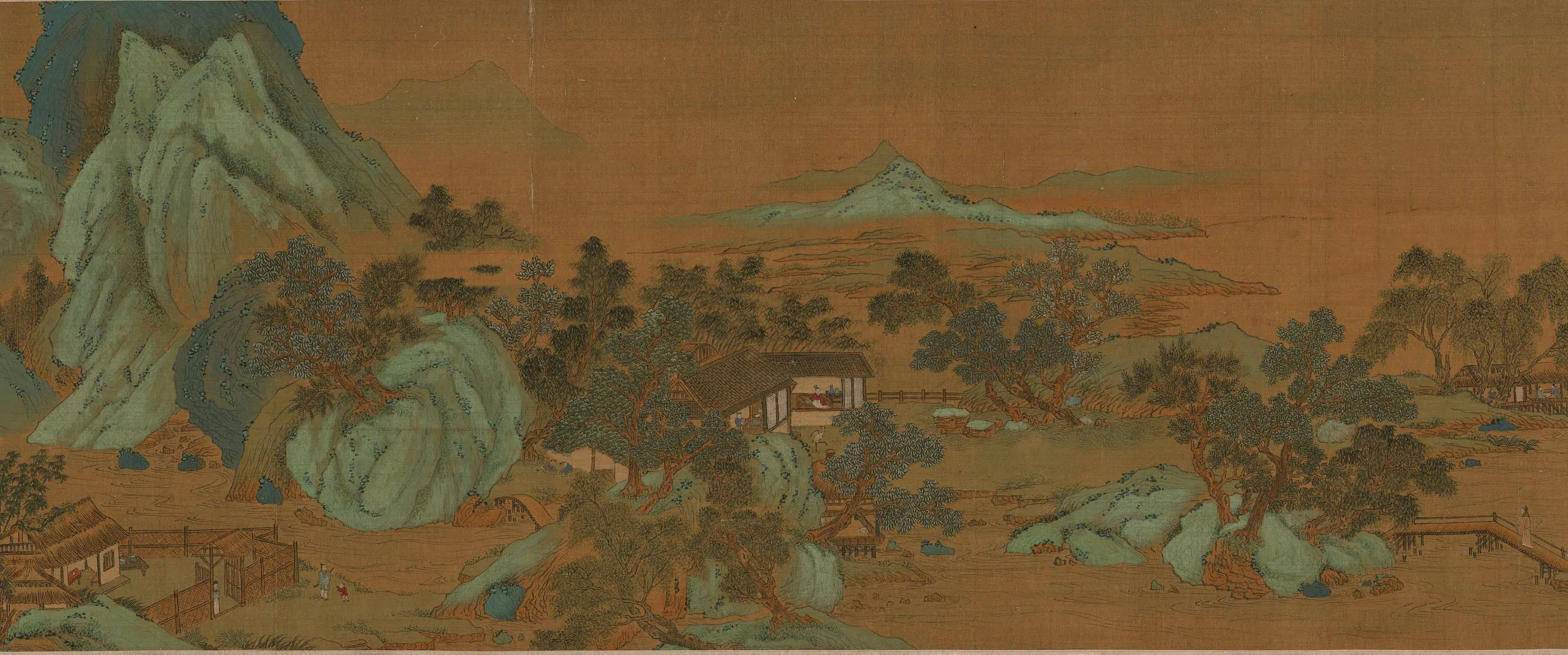 清代【佚名】《图卷园林景色》 第2张