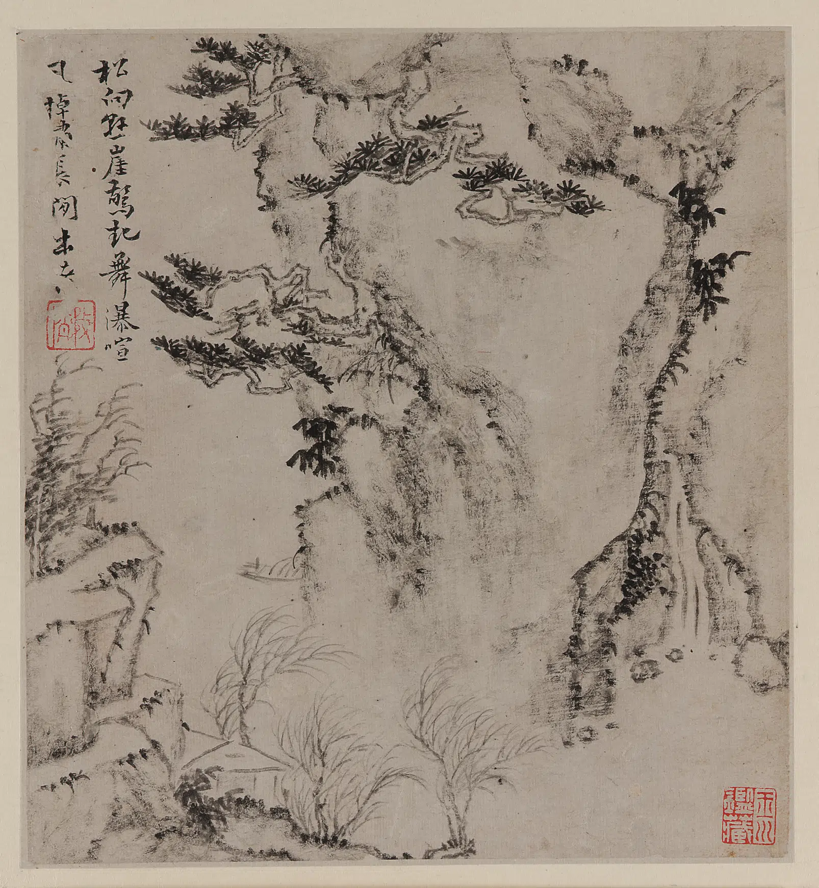清朝【戴本孝】《山水图册》 第9张