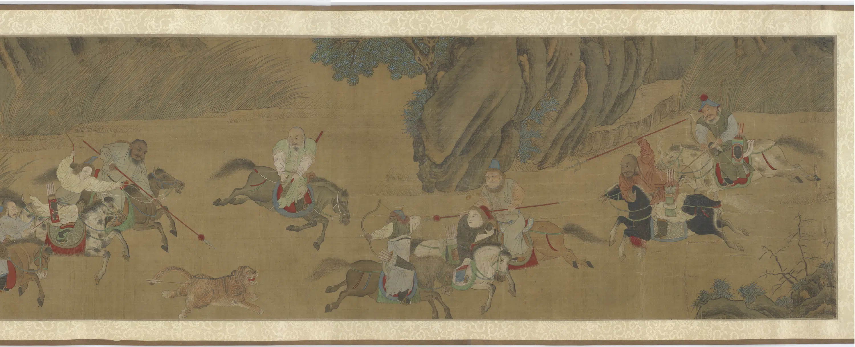 宋朝【陈居中】《胡人猎骑图卷》 第8张