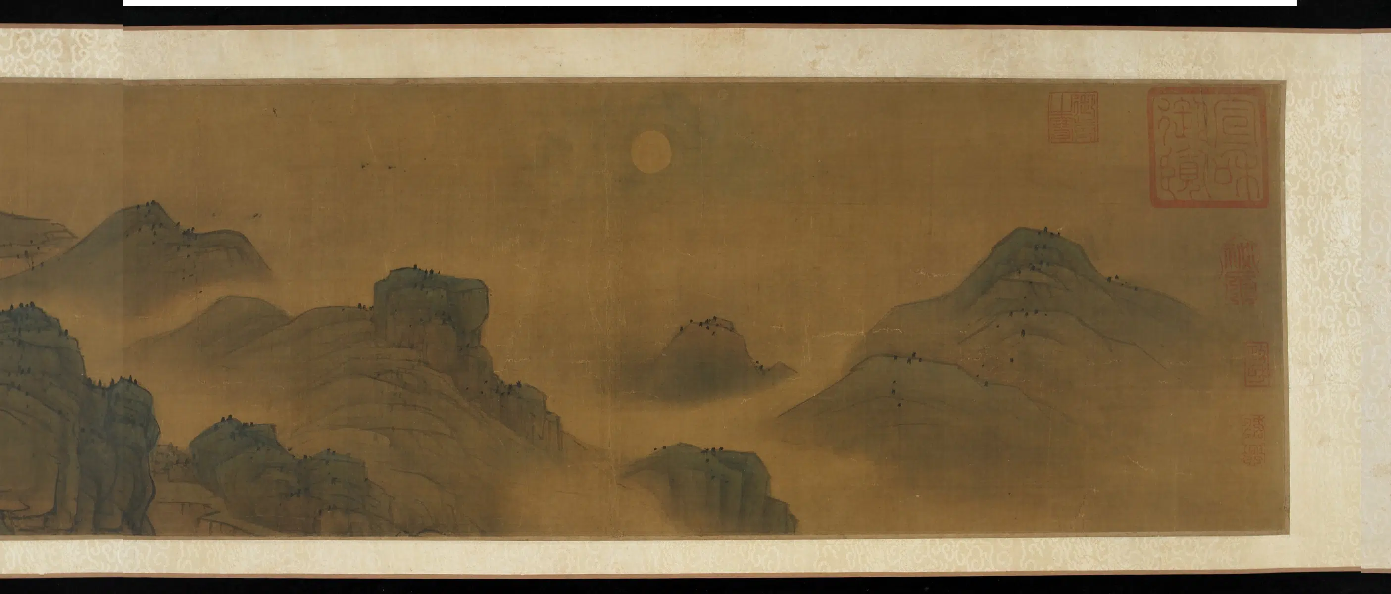 魏晋南北朝【晋明帝司马绍】《山海日月图卷》 第6张
