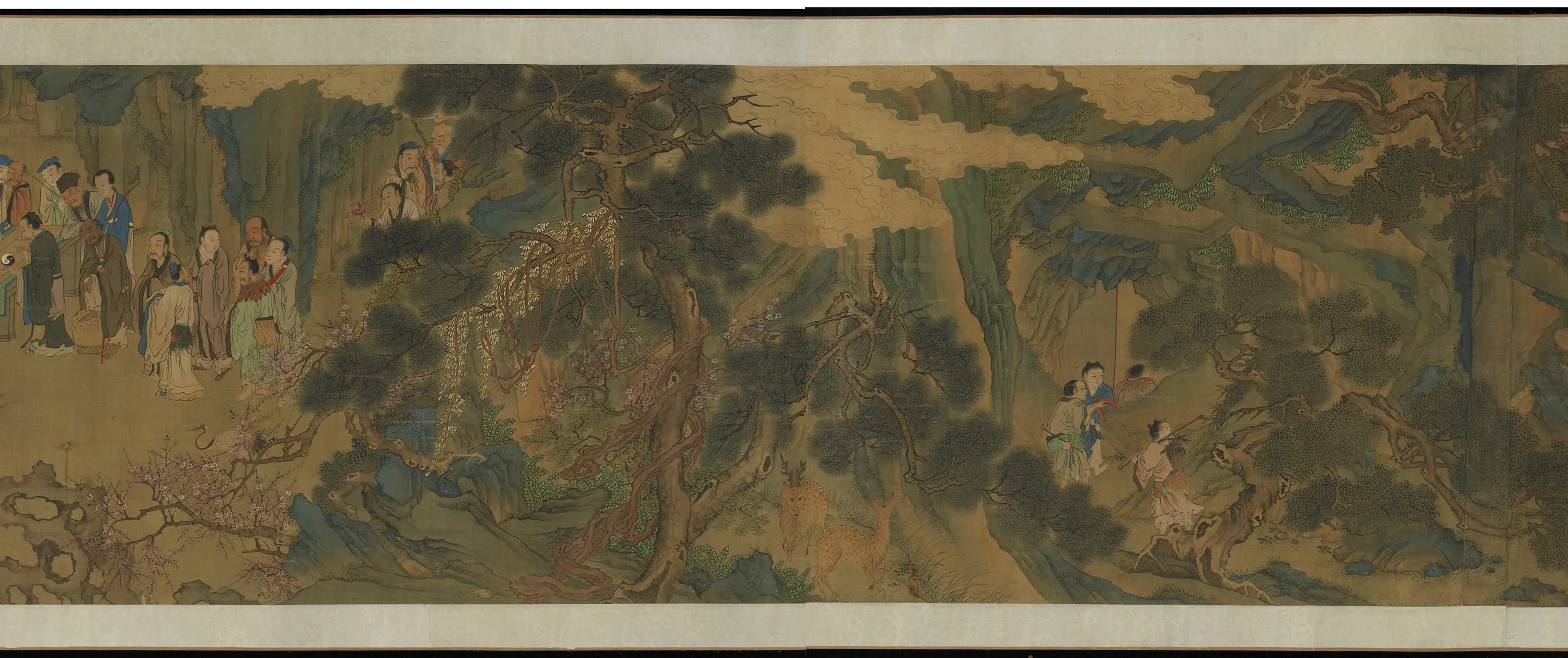 明朝【仇英】《山水群仙图》 第4张 明朝【仇英】《山水群仙图》 第4张