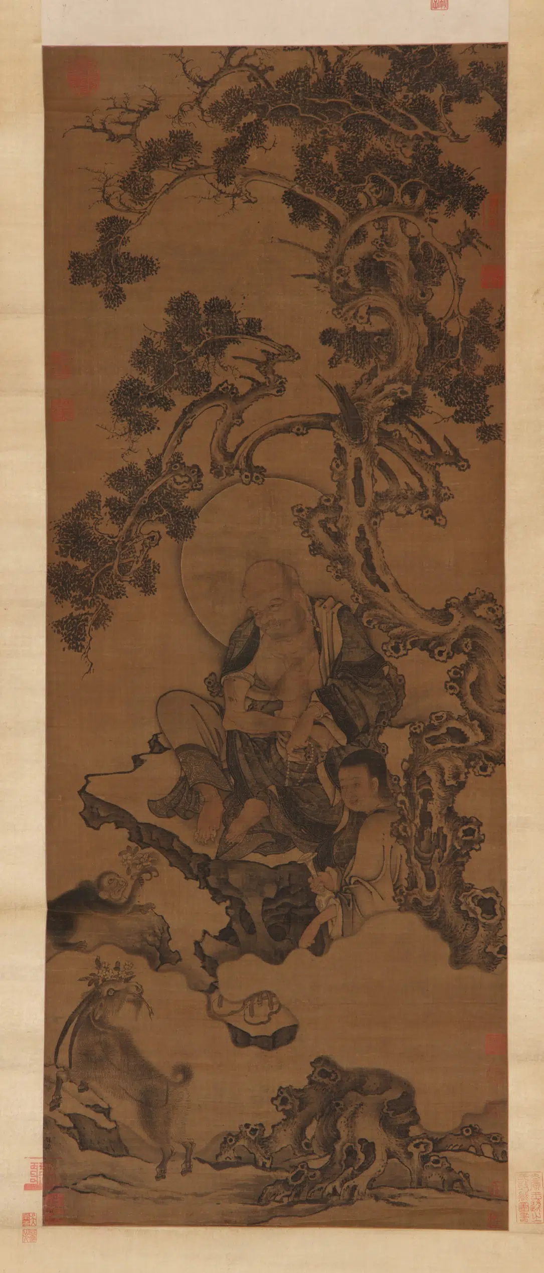 《罗汉侍童图-2》