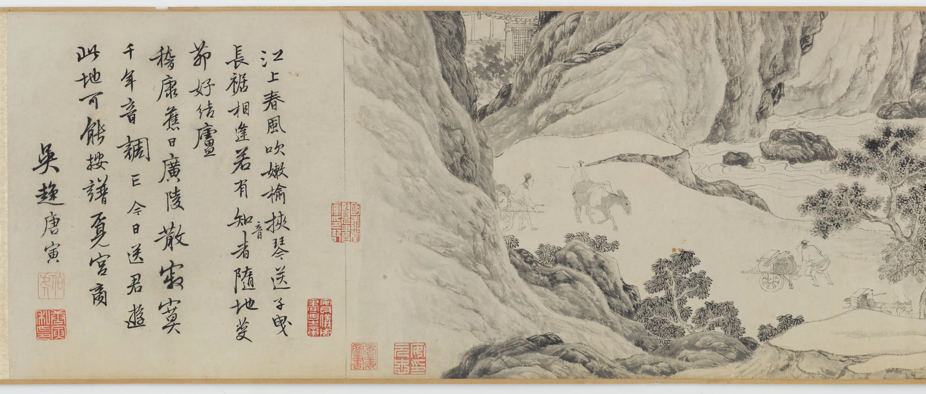 明朝【唐寅-伯虎】《西游图卷》 第6张