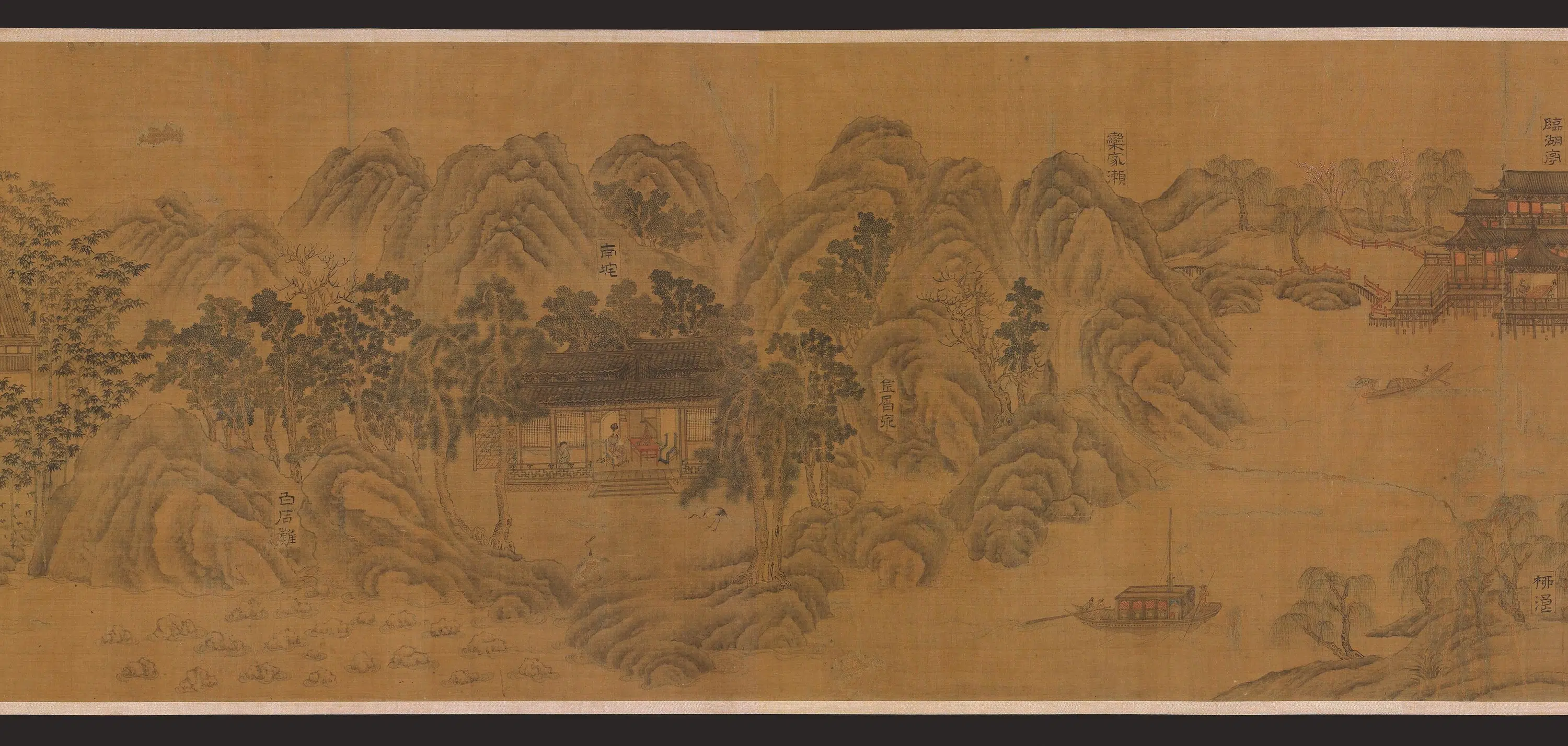 宋朝【郭忠恕】《摹王维辋川图卷-2》 第2张 宋朝【郭忠恕】《摹王维辋川图卷-2》 第2张