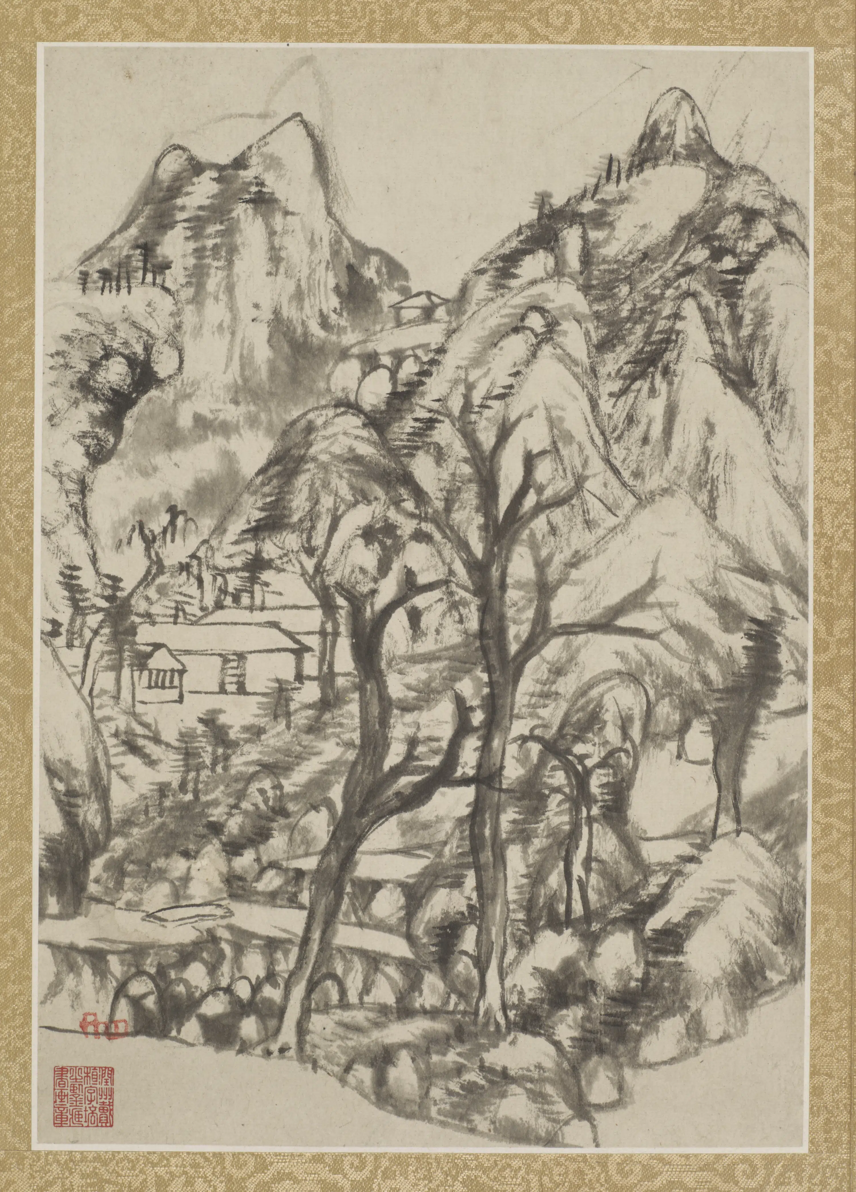清朝【朱耷】《八大山人书画合册》 第13张