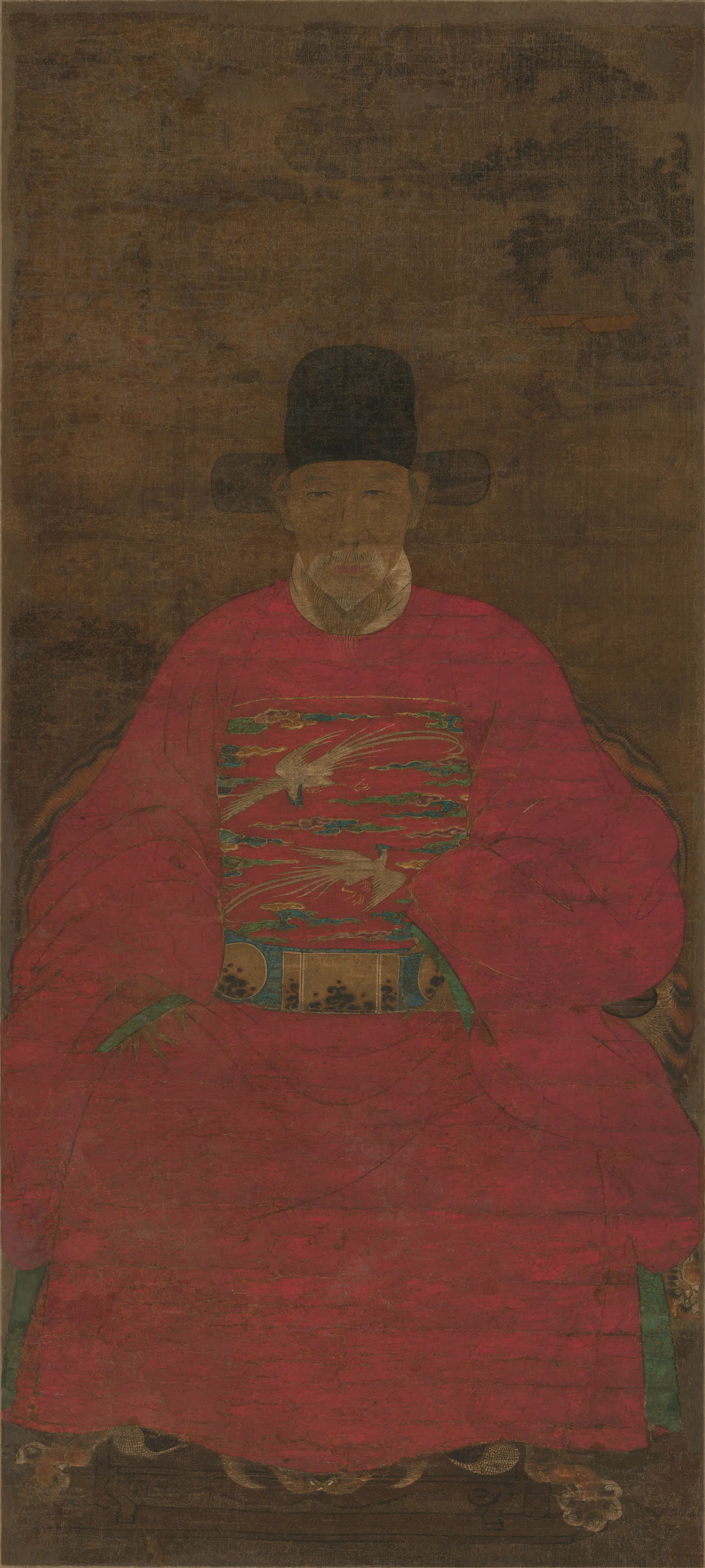 明朝【顾起元】《顾起元像轴》