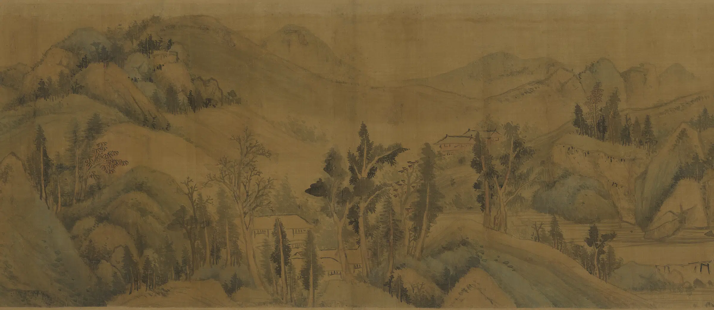 近代【董其昌】《山水图手卷》 第2张