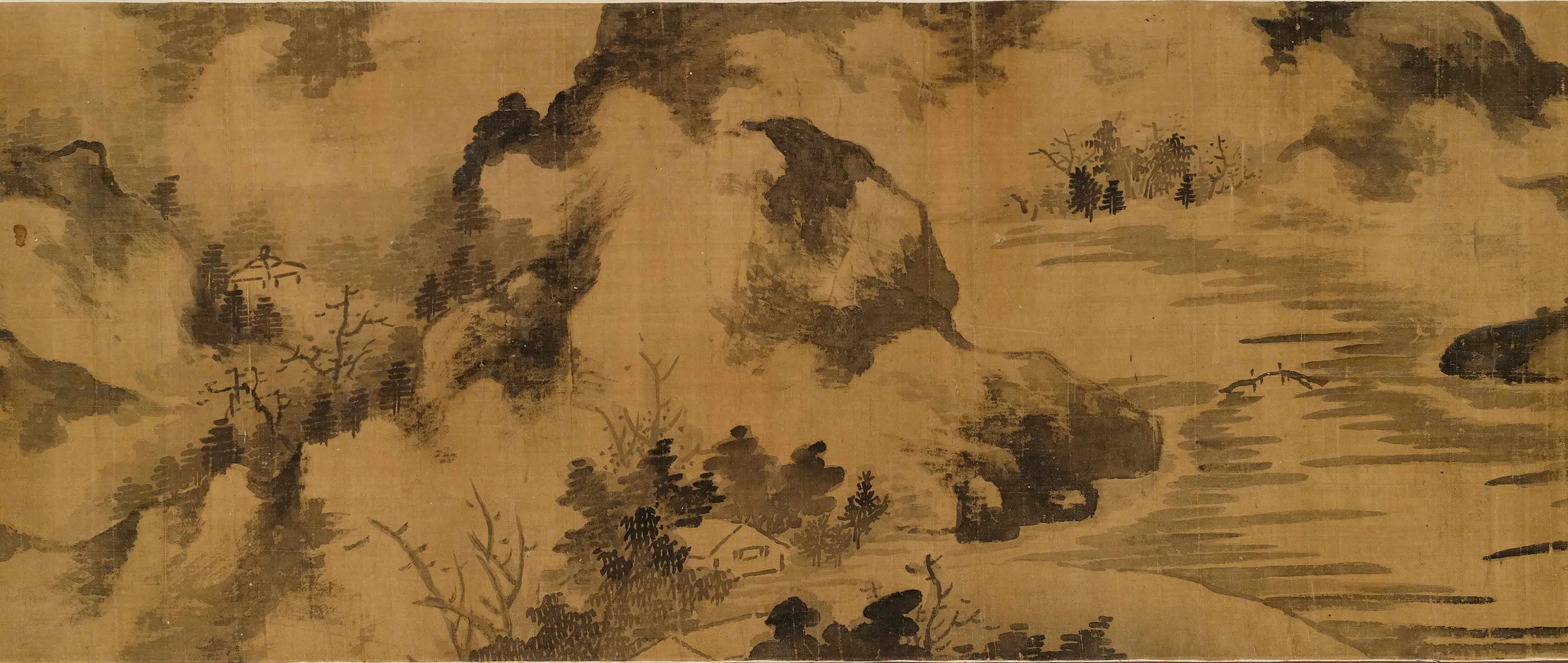 清代【李渔】《烟光云景卷》 第2张