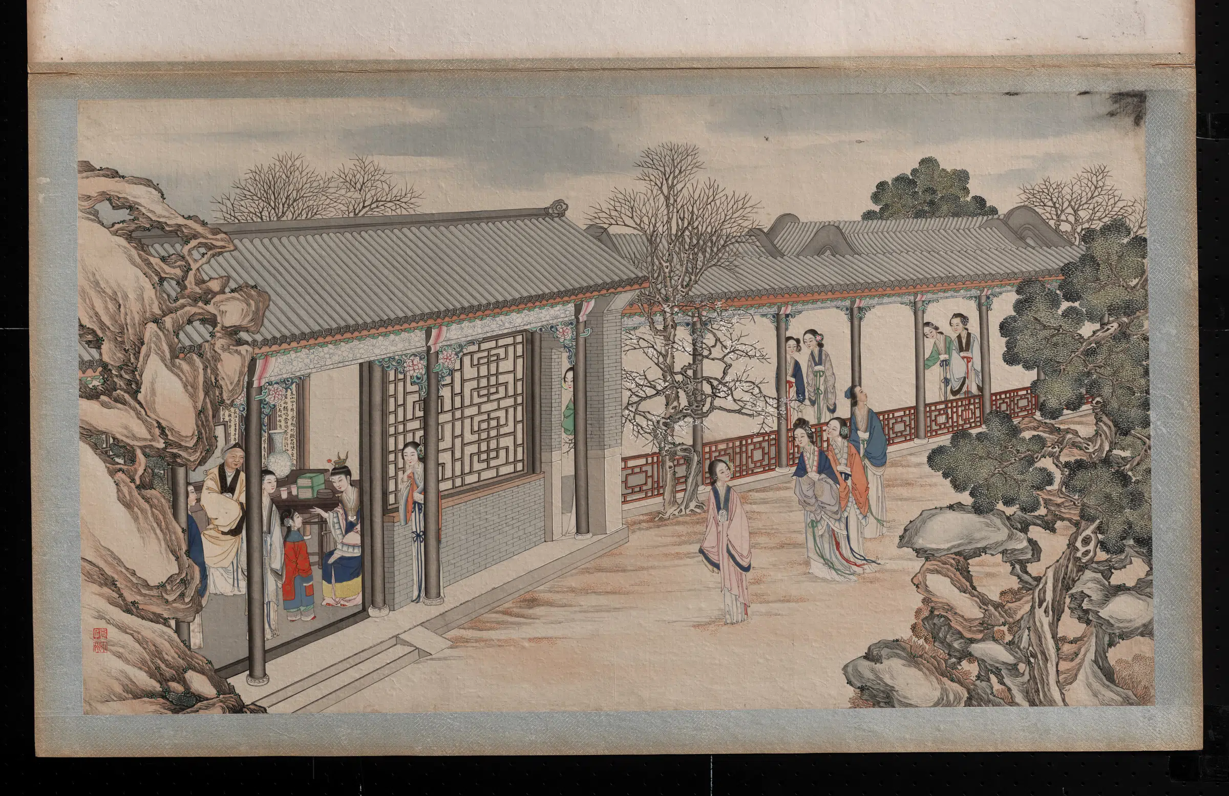 【孙温】《红楼梦画册第一版-评女传巧姐慕贤良》 第1张