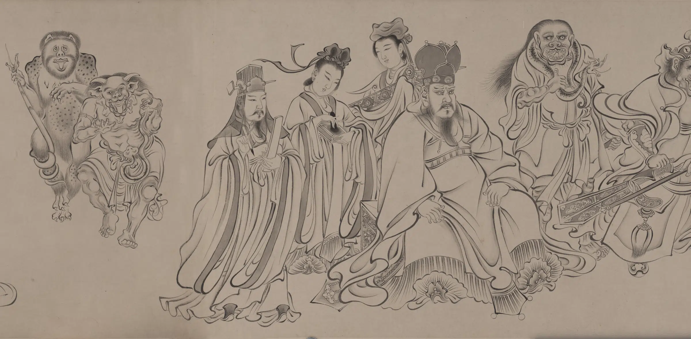 【禹之鼎】《临天王送子图》 第4张 【禹之鼎】《临天王送子图》 第4张