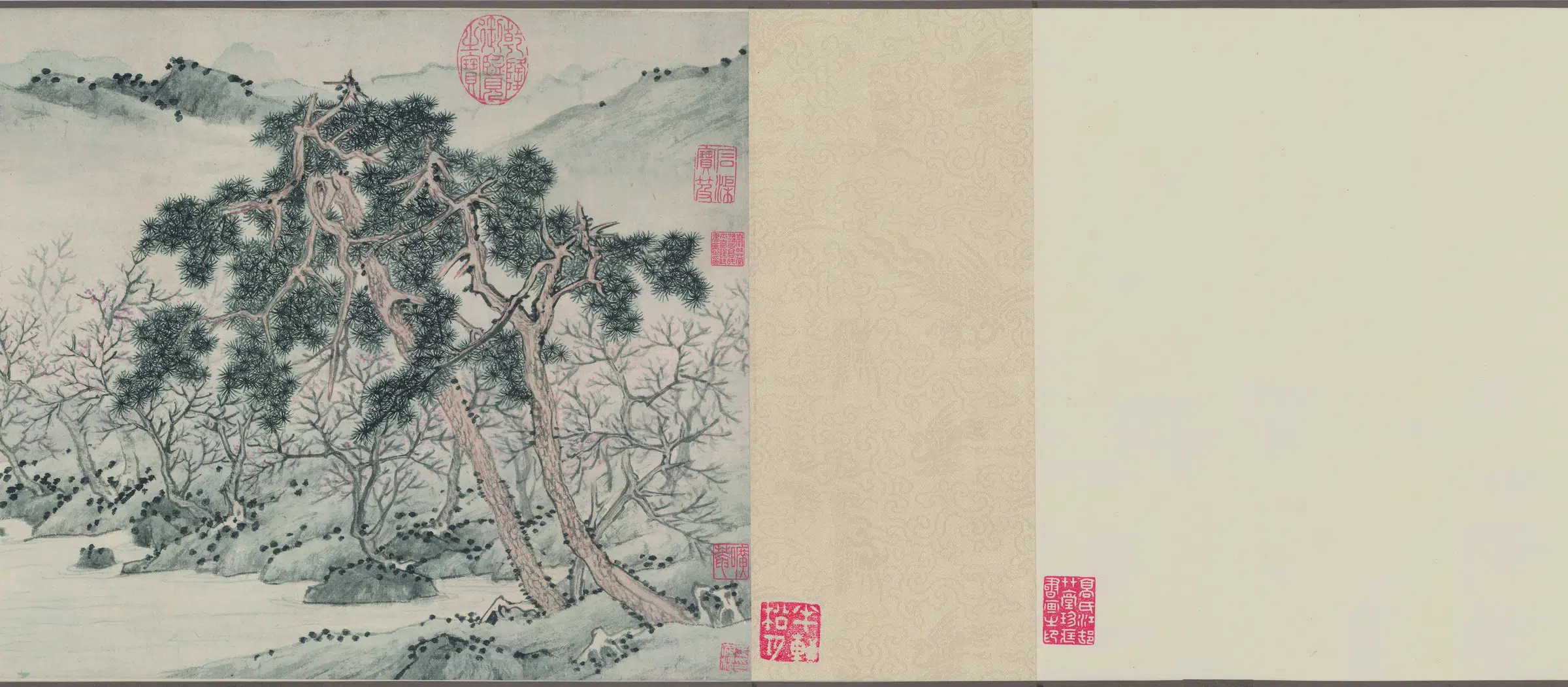 明朝【文徵明】《桃源问津图(全卷)纸本》 第2张 明朝【文徵明】《桃源问津图(全卷)纸本》 第2张