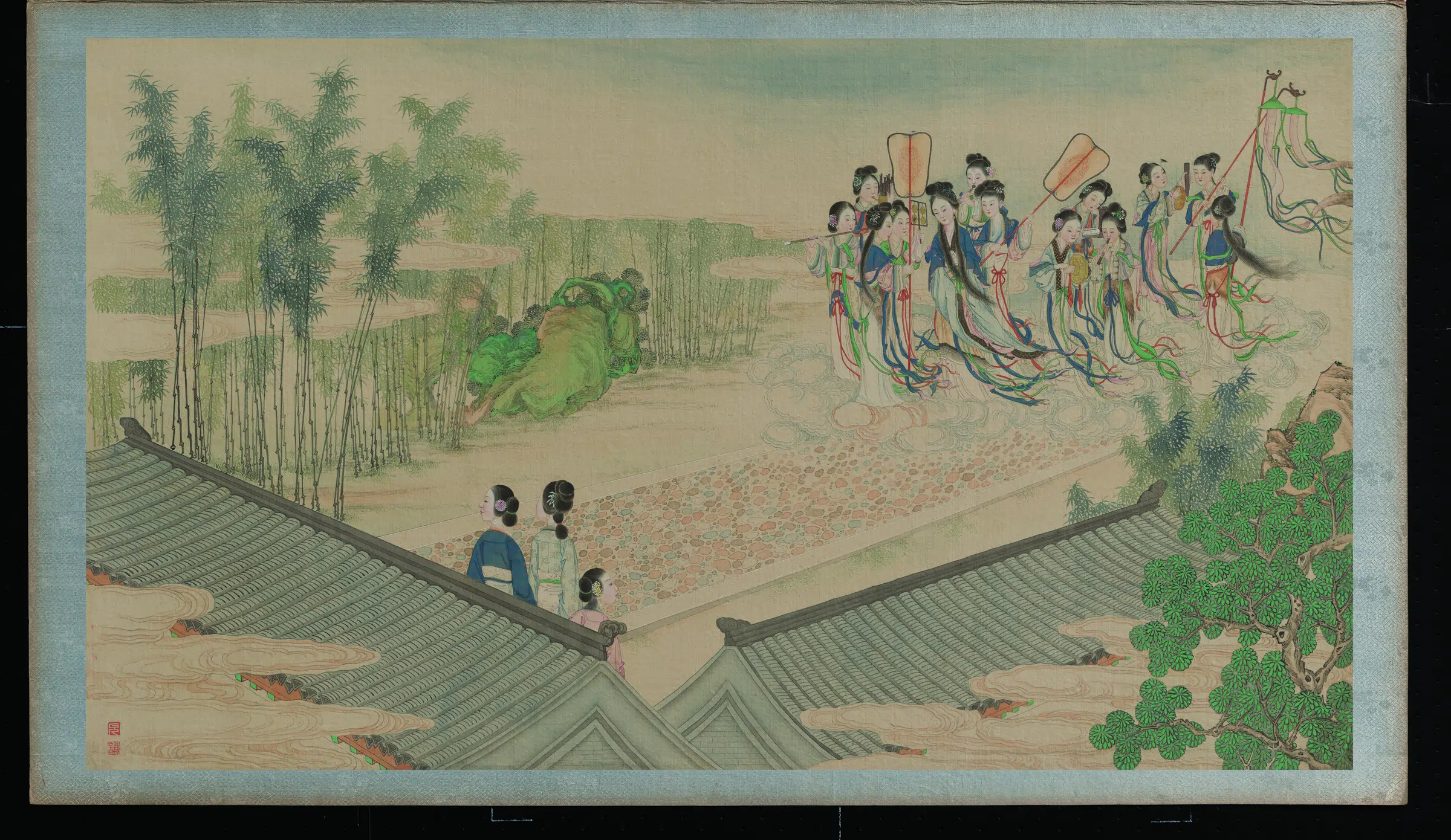 【孙温】《红楼梦画册绢本-苦绛珠魂归离恨天》 第1张 【孙温】《红楼梦画册绢本-苦绛珠魂归离恨天》 第1张