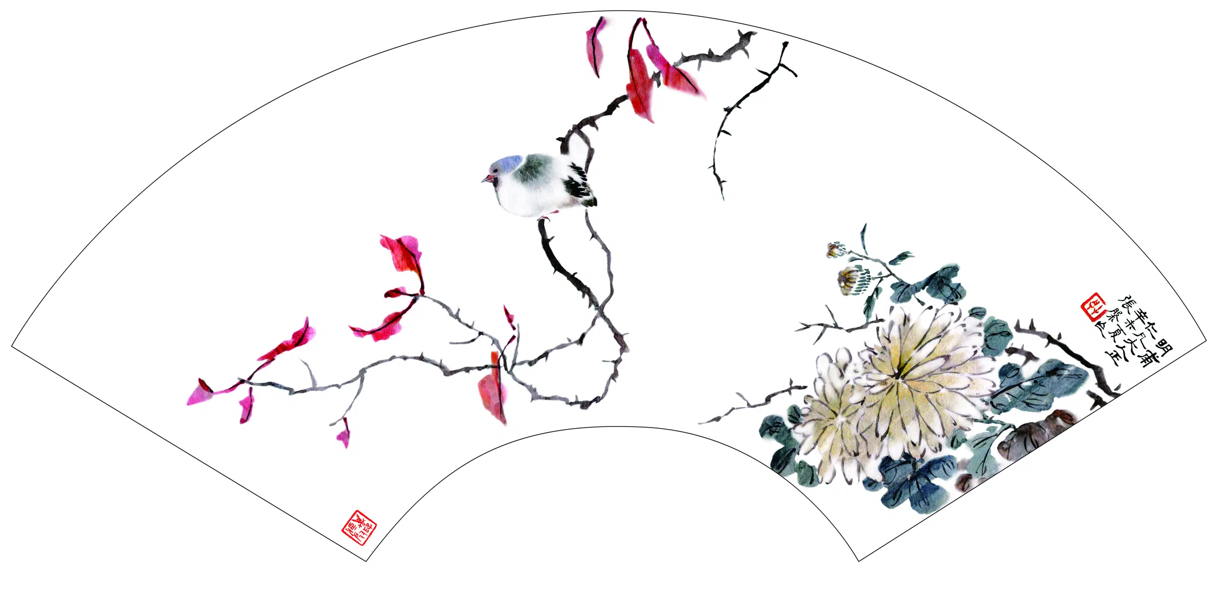 清代【张槃】《扇子》 第1张 清代【张槃】《扇子》 第1张