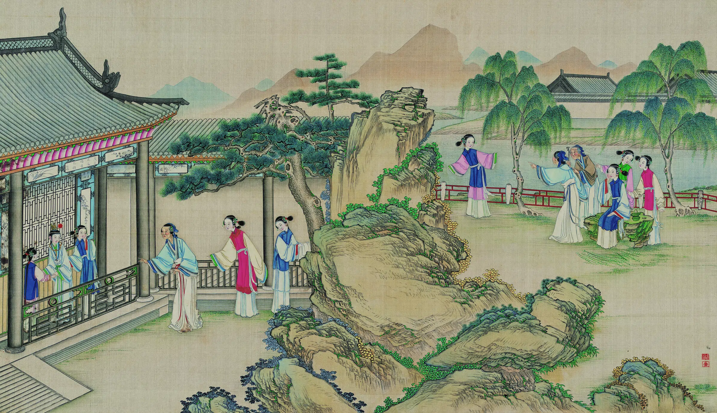 【孙温】《红楼梦图册第二版高清-59绛云轩里召将飞符》 第1张