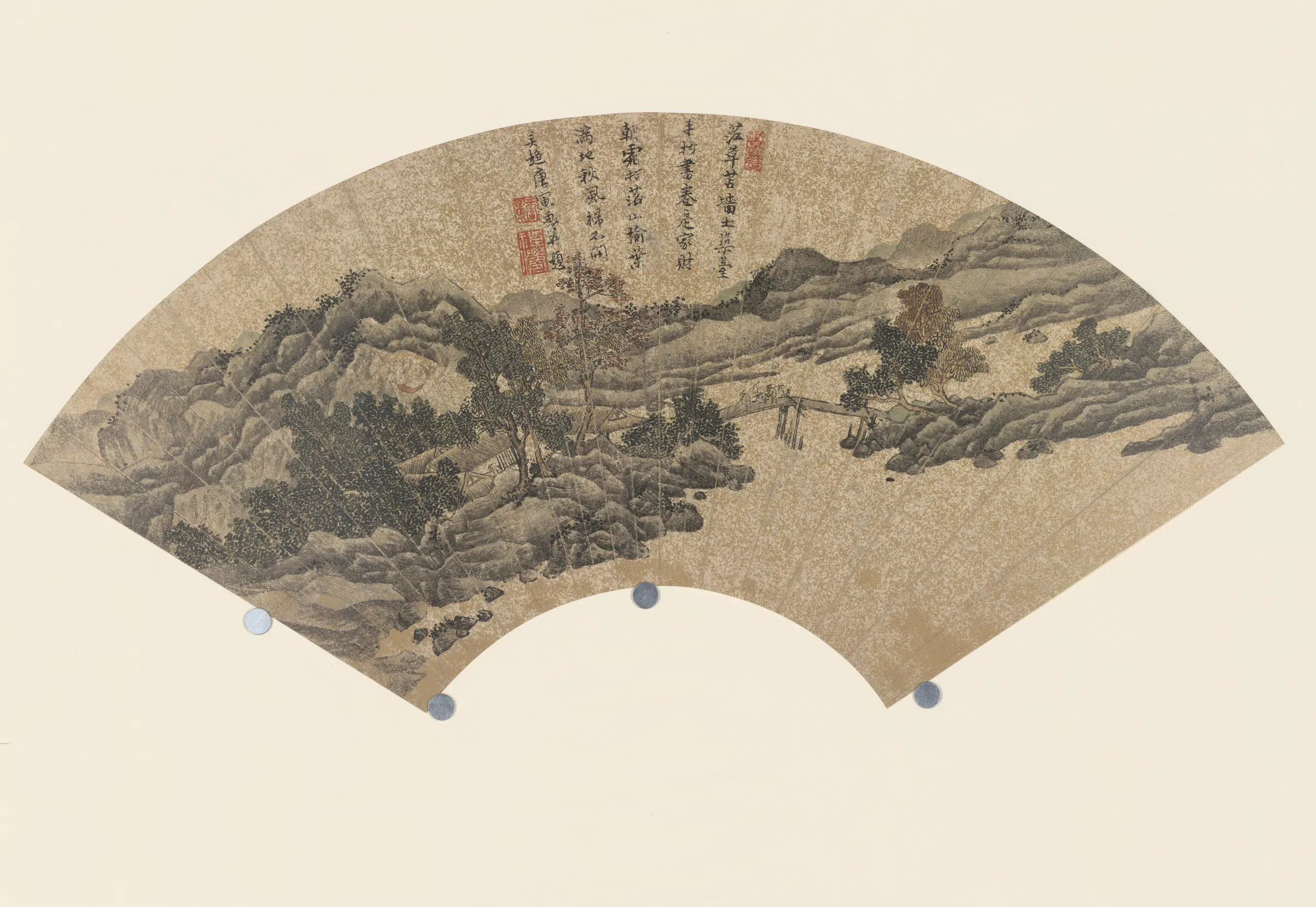明朝【唐寅】《扇面画选》 第6张