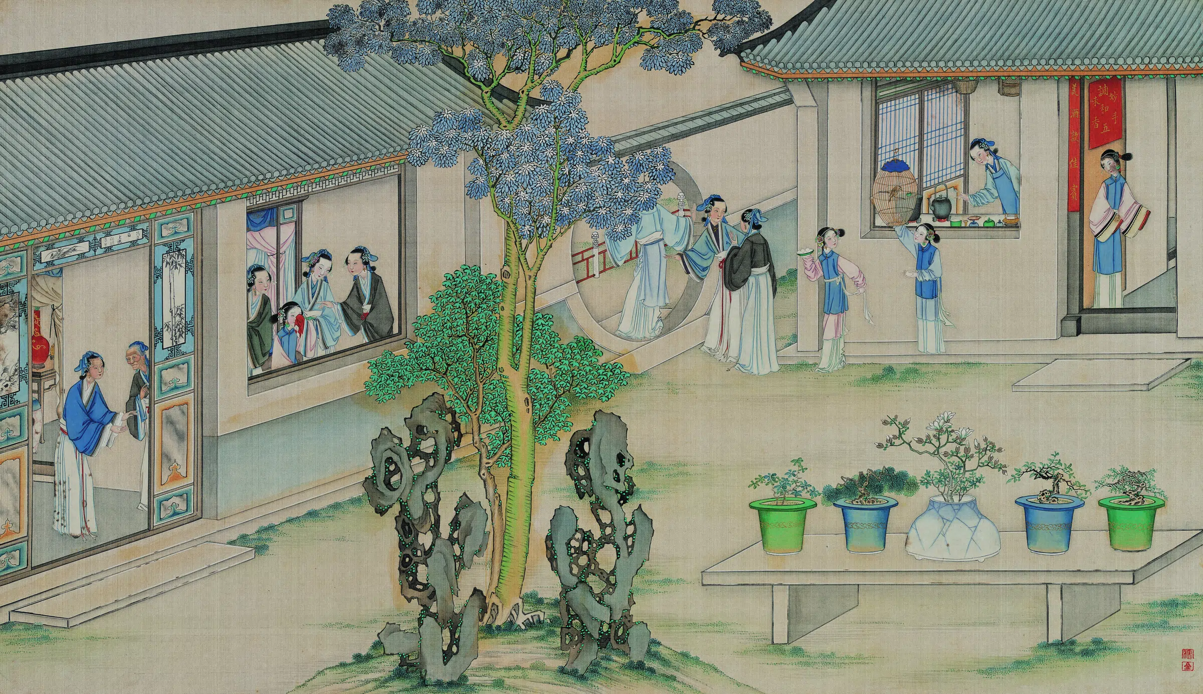 【孙温】《红楼梦图册第二版高清-61判冤决狱平儿行权》 第1张