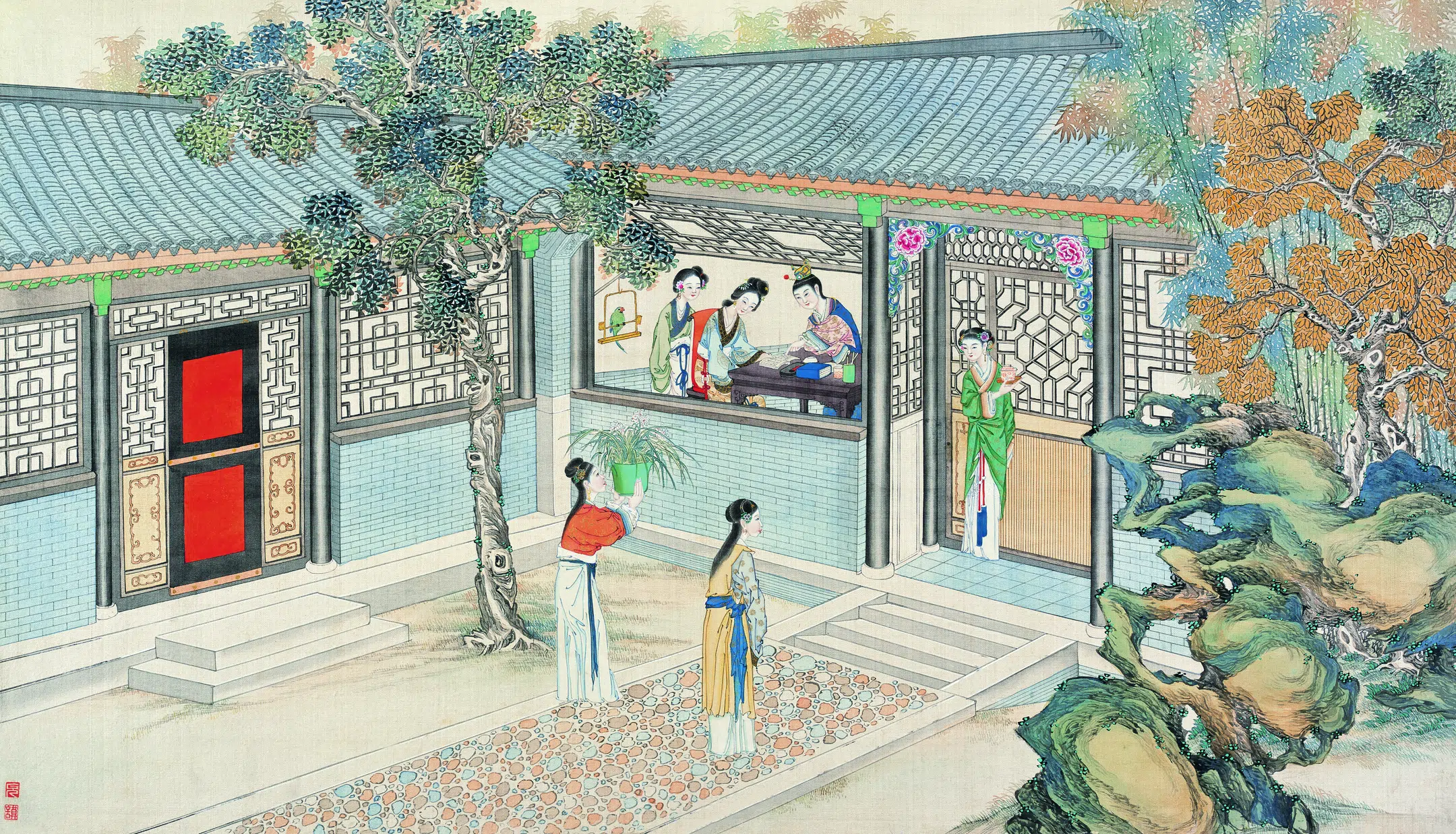 【孙温】《红楼梦画册第三版-(49)》