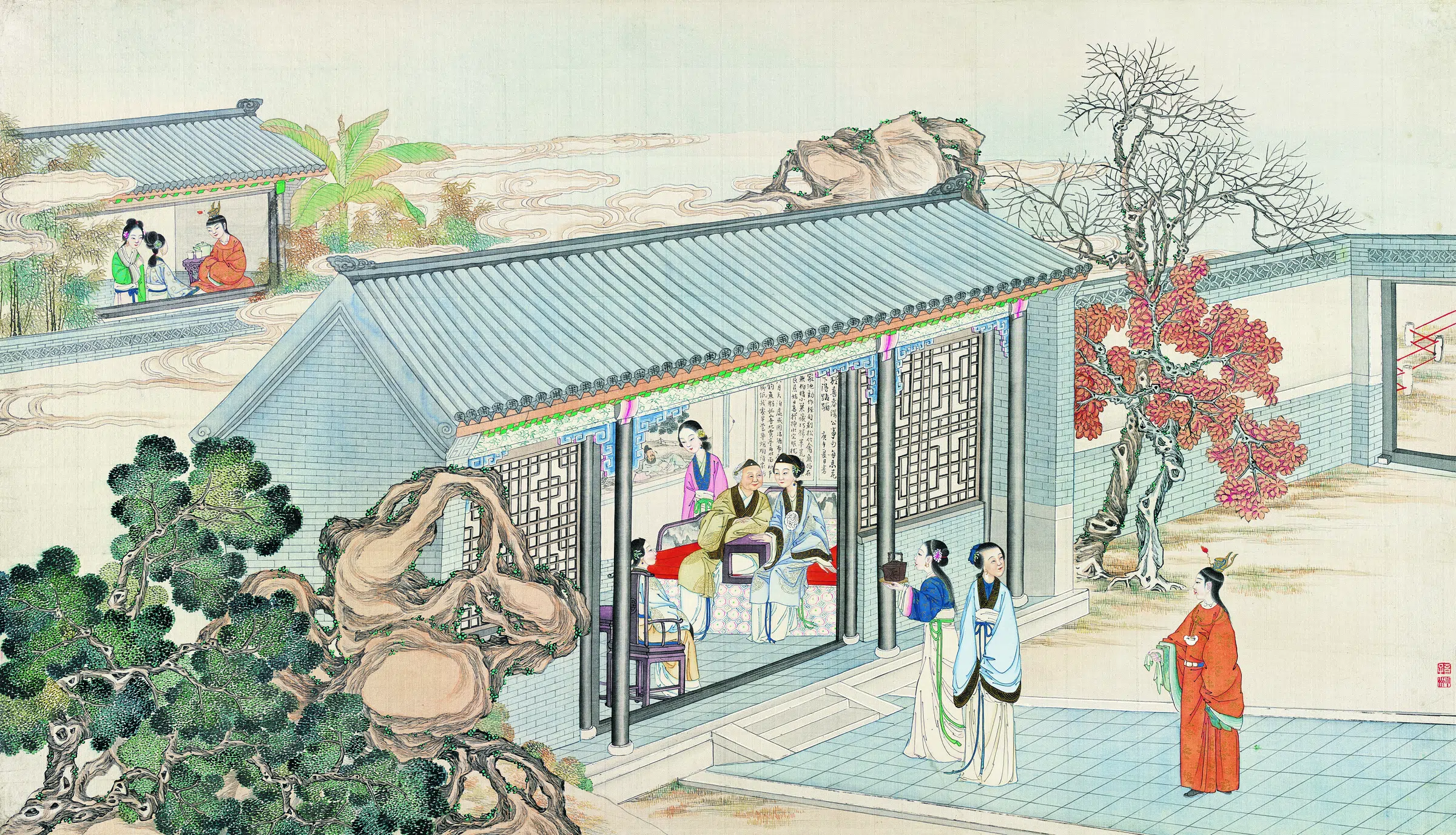 【孙温】《红楼梦画册第三版-(155)》 第1张