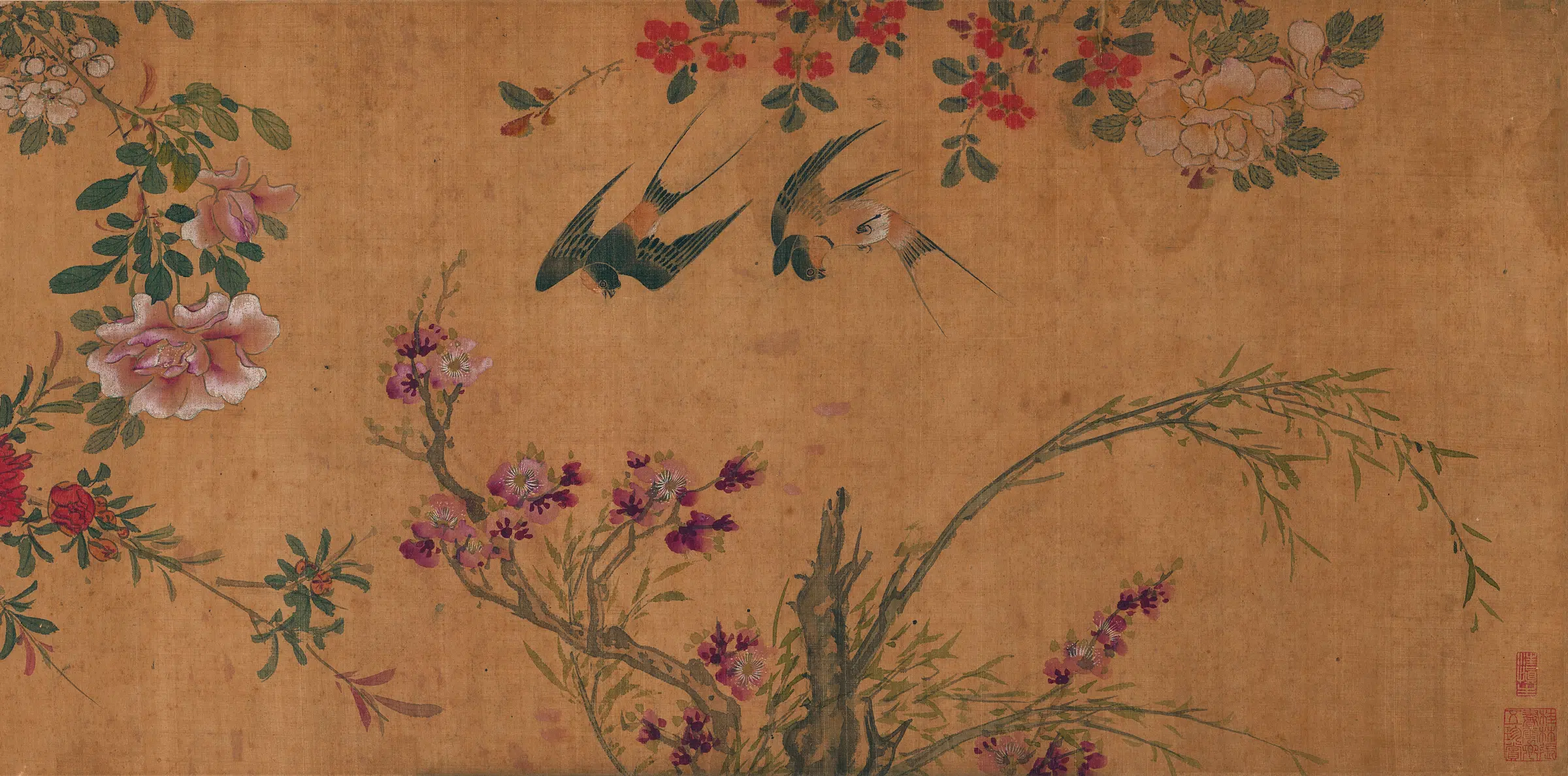 【周之冕】《四时花鸟图》 第3张 【周之冕】《四时花鸟图》 第3张