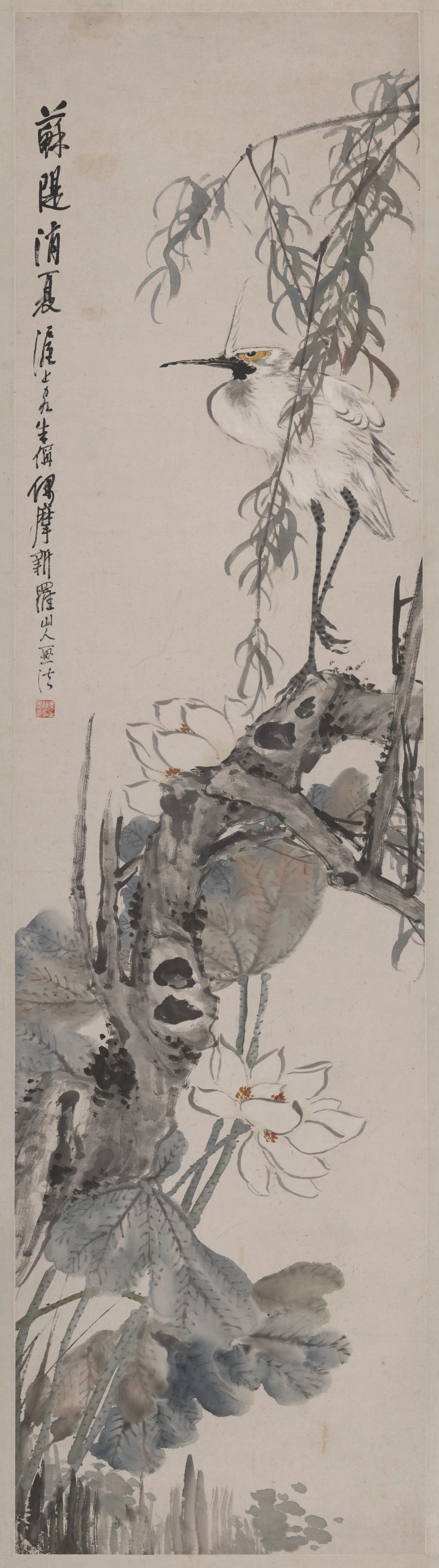 【虚谷】《苏堤消夏图》 第1张 【虚谷】《苏堤消夏图》 第1张