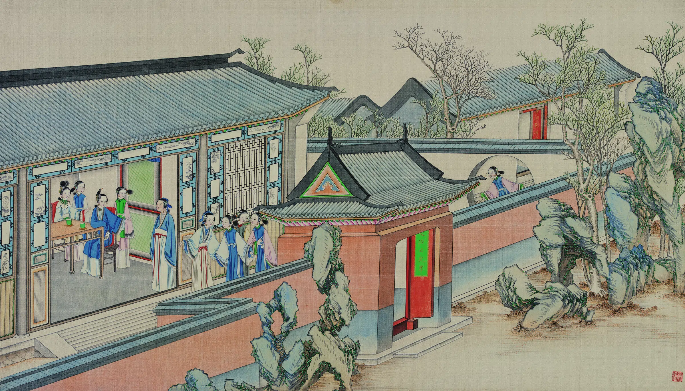 【孙温】《红楼梦图册第二版高清-55、56欺幼主刁奴蓄险心》 第1张 【孙温】《红楼梦图册第二版高清-55、56欺幼主刁奴蓄险心》 第1张