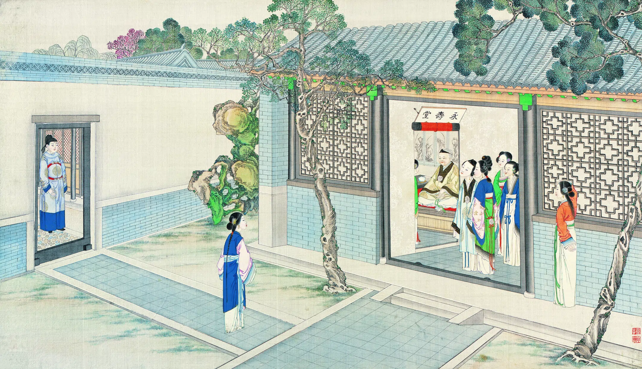 【孙温】《红楼梦画册第三版-(153)》 第1张